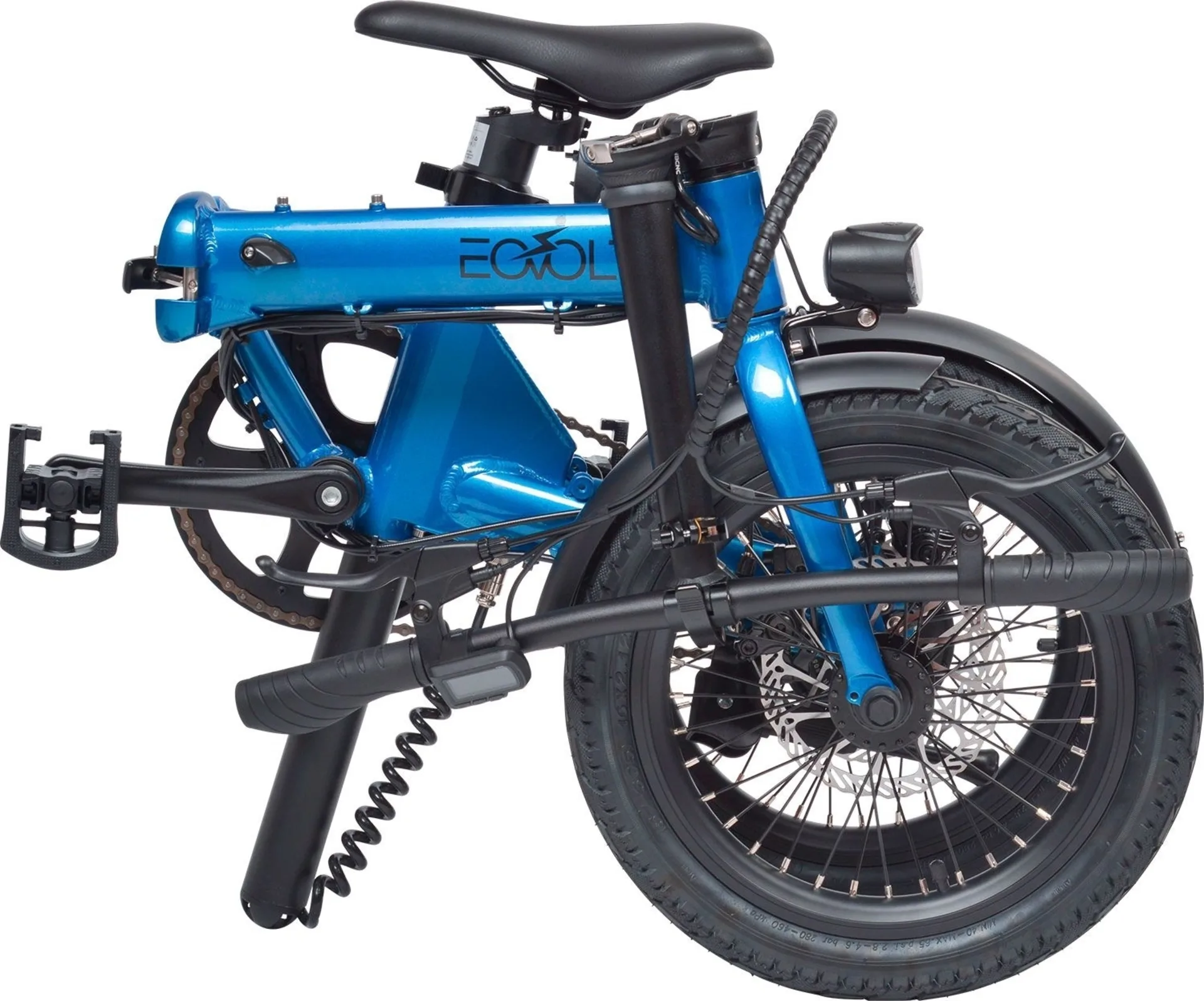 Eovolt City Saphir Bleu Vélo électrique pliable