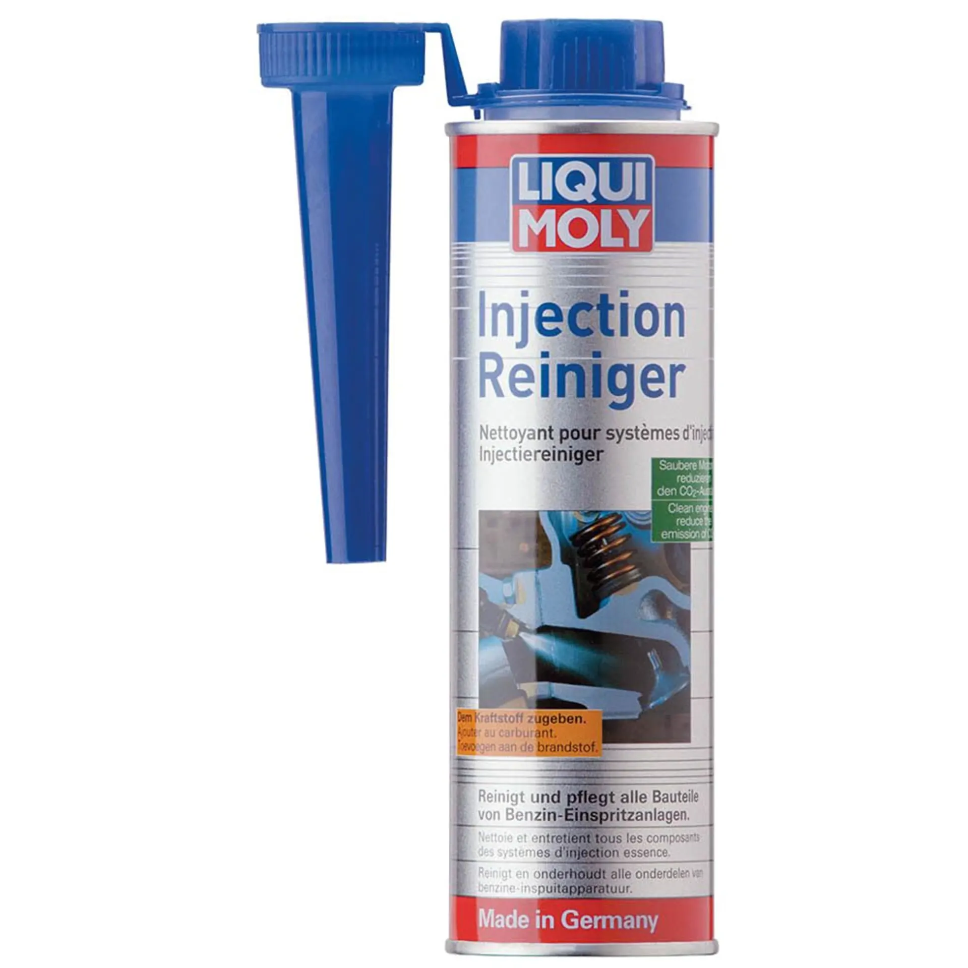 LIQUI MOLY Benzin Additiv / Injection Reiniger Entfernt Ablagerungen an Einspritzventilen, Einlassventilen, Zündkerzen sowie im Brennraum und verhindert deren Neubildung