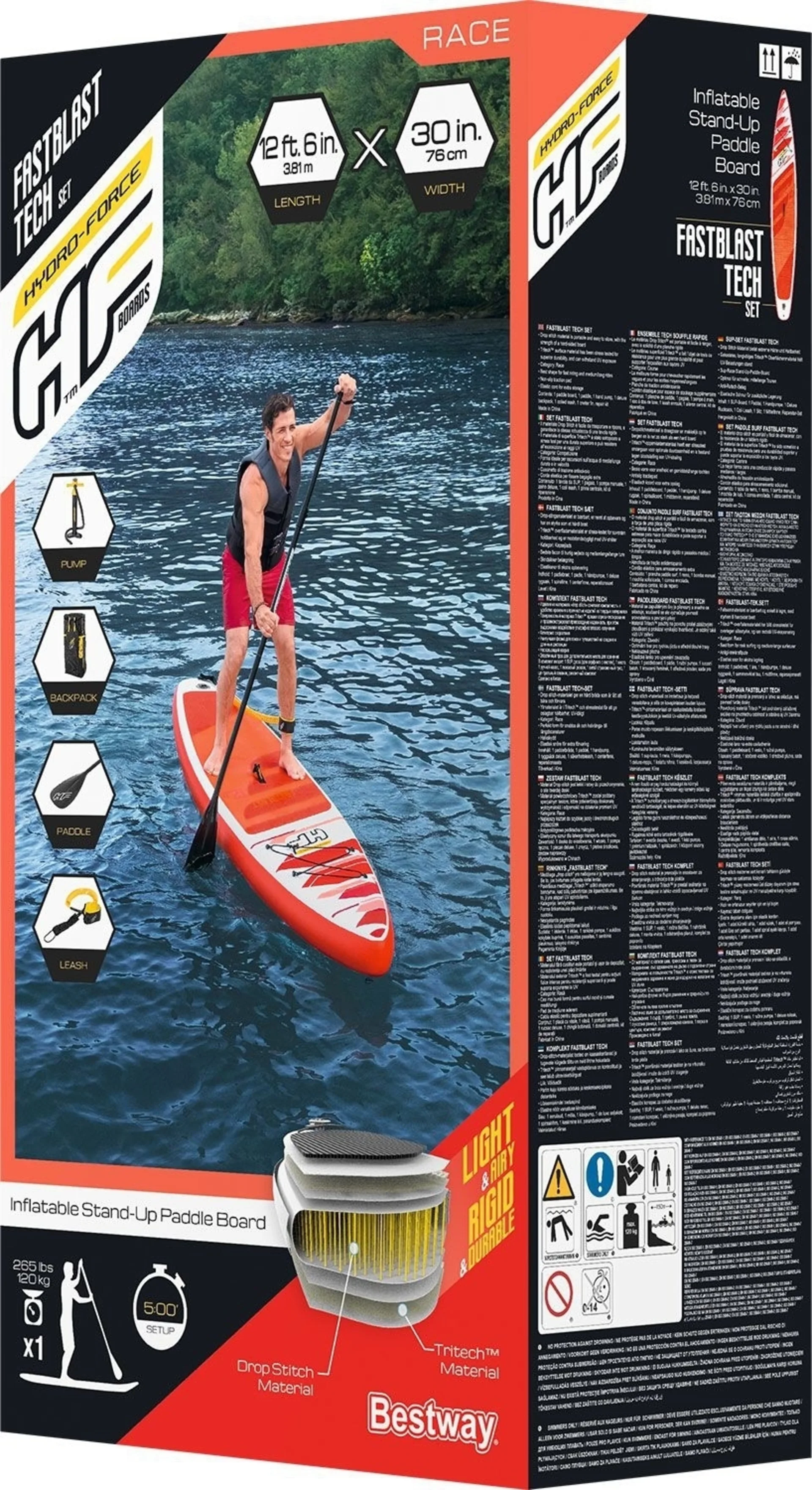 Bestway Fastblast Tech stand-up paddle gonflable