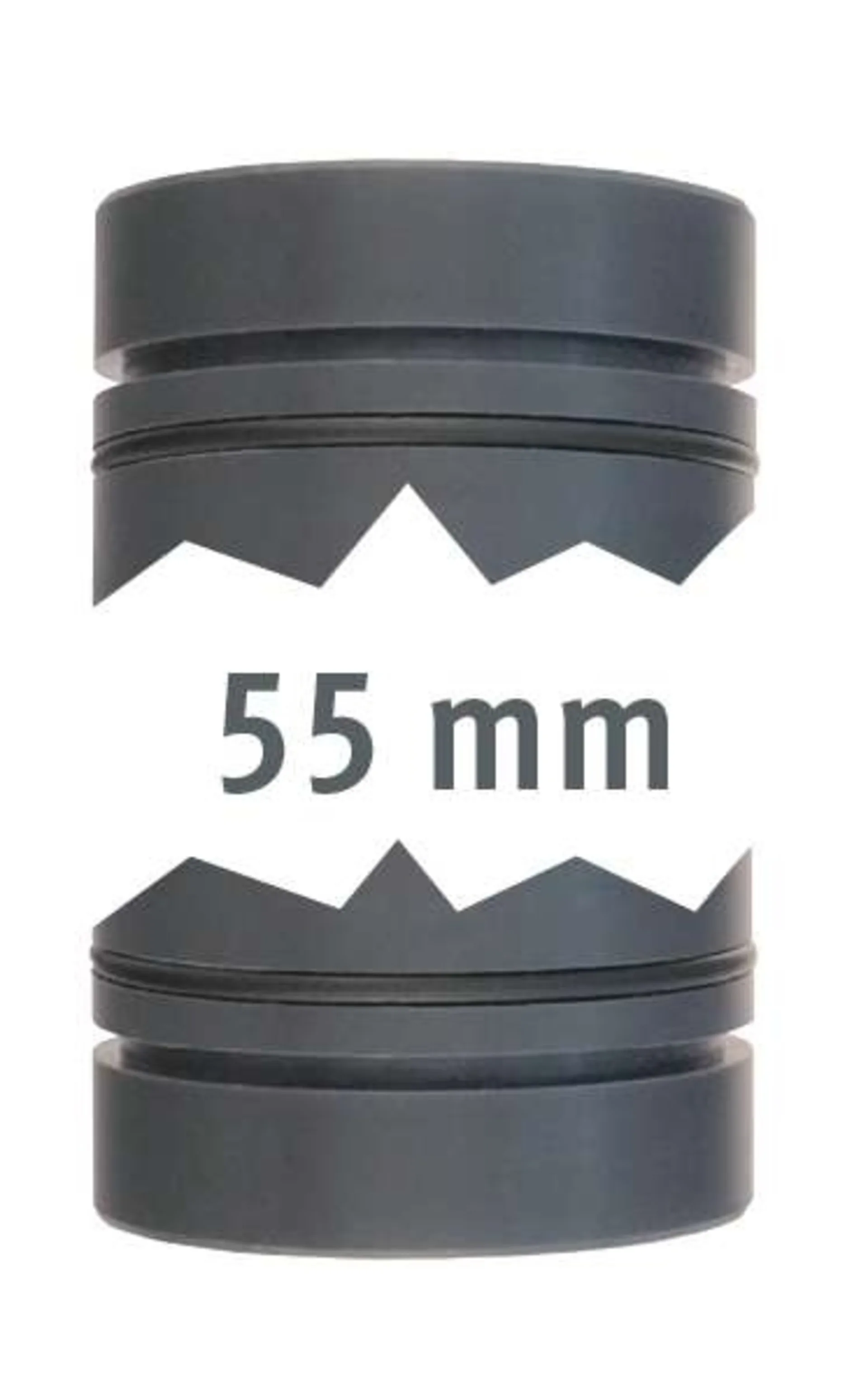 Lilie Rohr 40 mm beid. mit O-Ring 55mm und Außenringnut