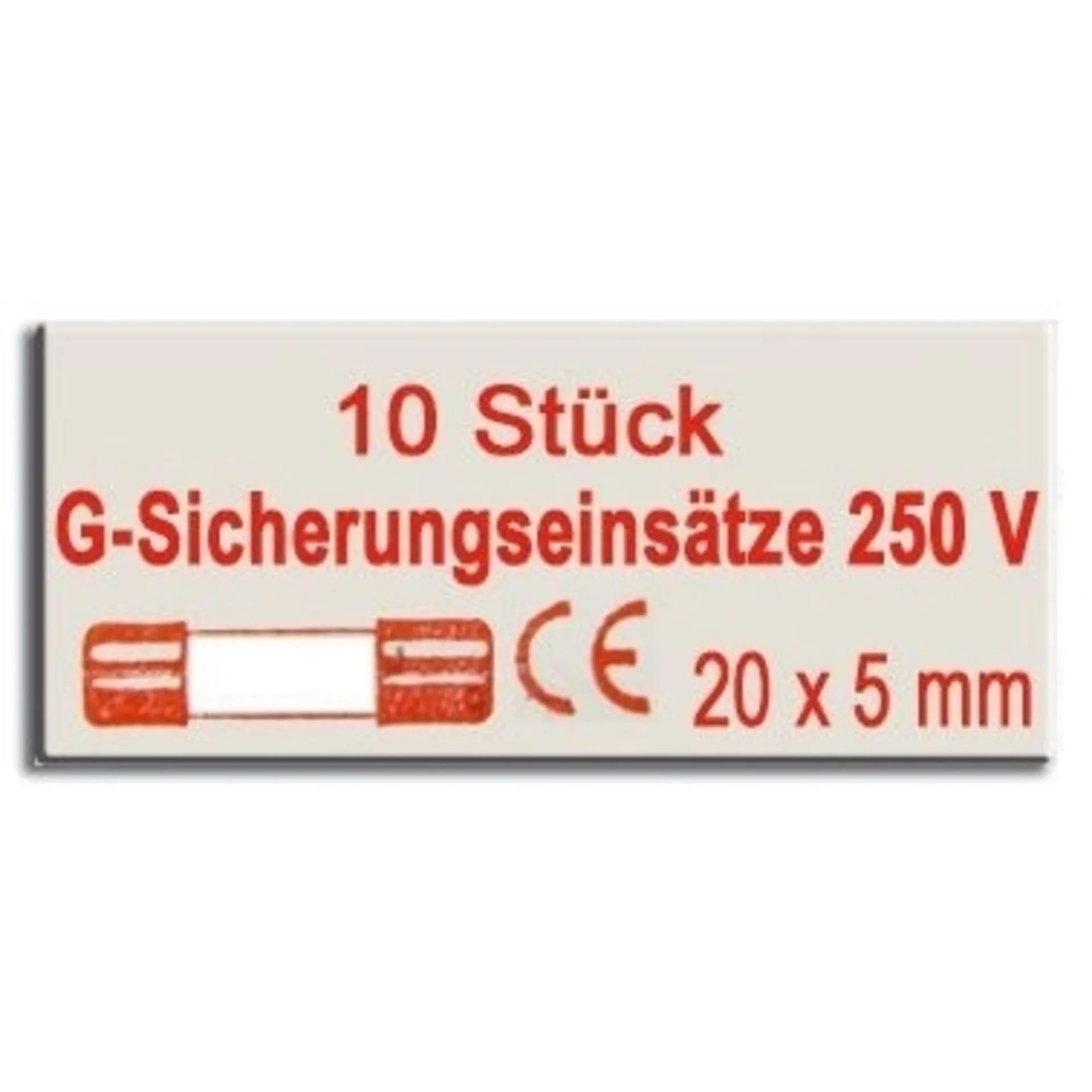 Sicherung 5 x 20 mm, 10er SB-verpackt