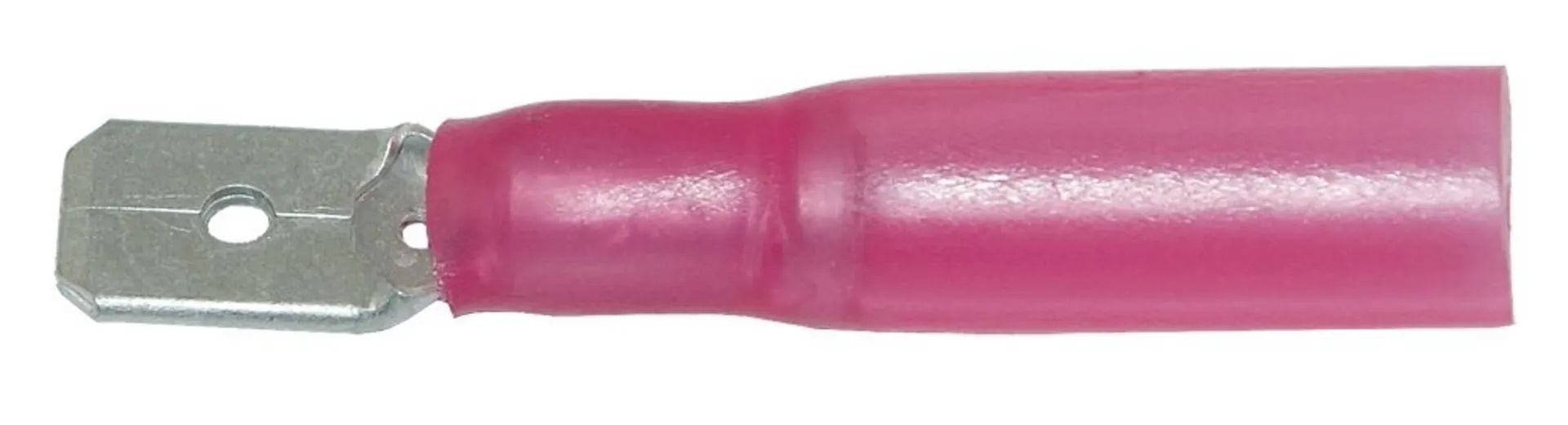 Duraseal Schrumpf-Flachsteckzungen rot 6.3mm / 1.5mm2