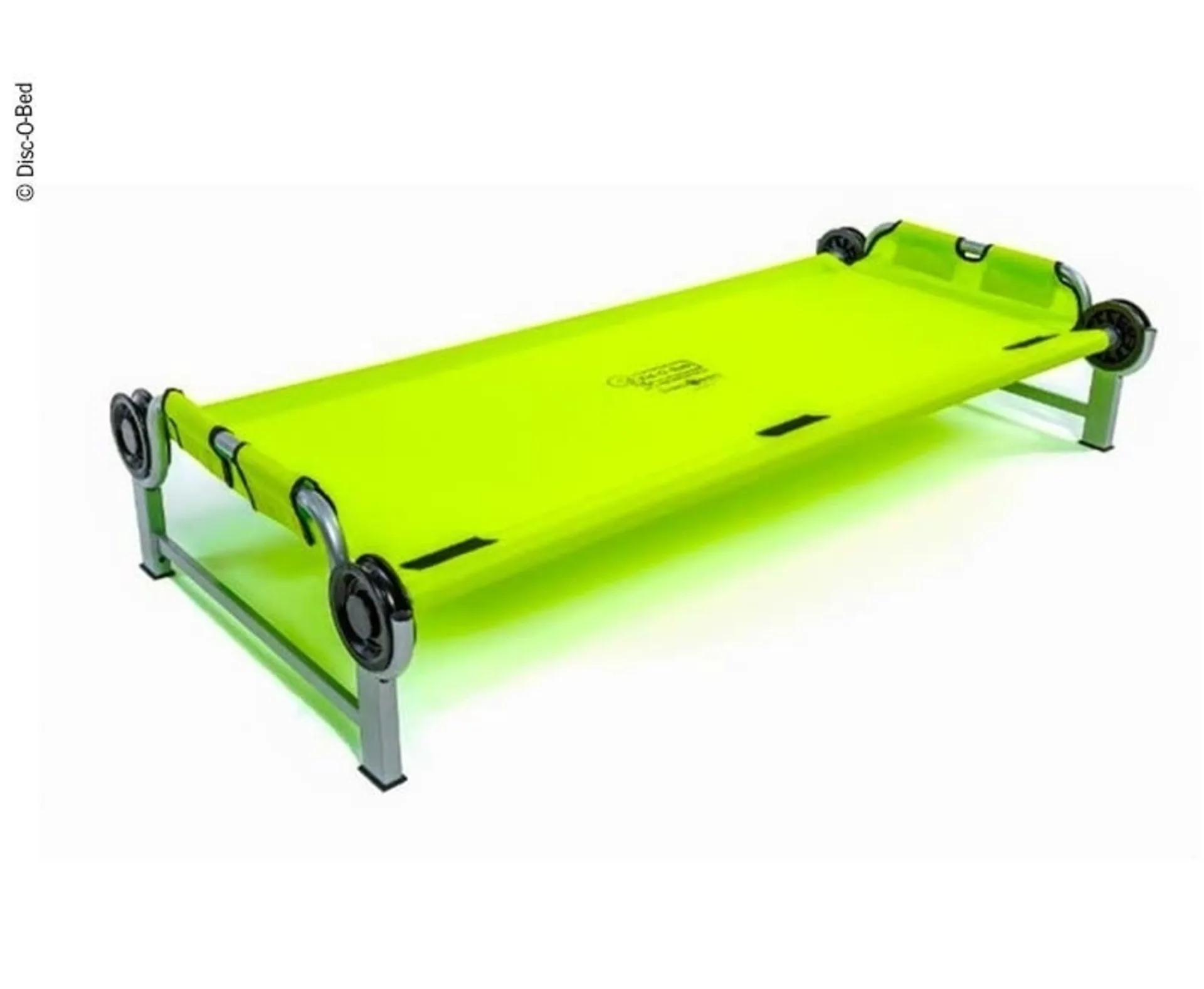 Kid-O-Bed Kinder Einzelbett grün, gerader Rahmen, belastbar bis max, 91kg