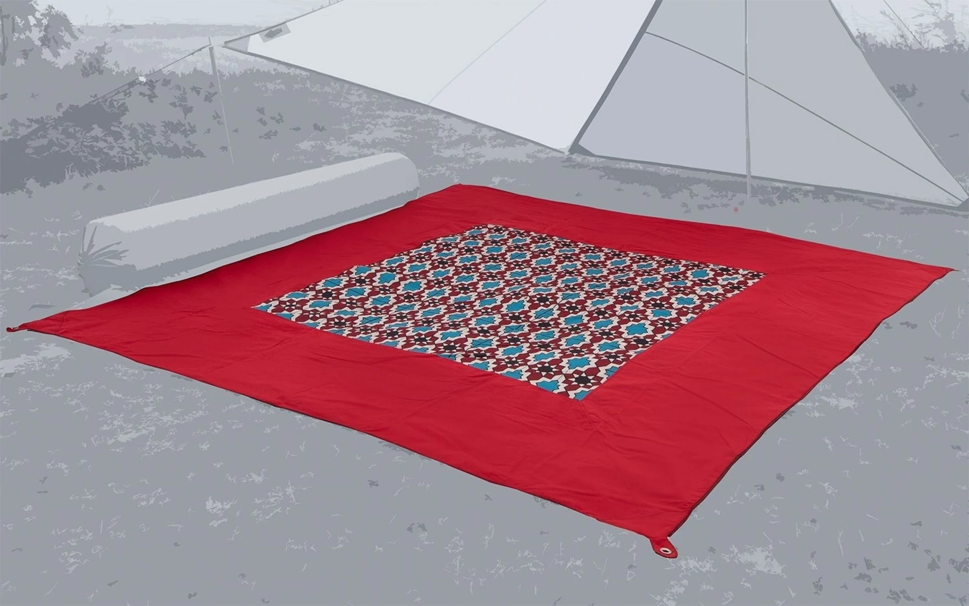 Bent Zip-Carpet Tapis à relier 250 x 250 cm