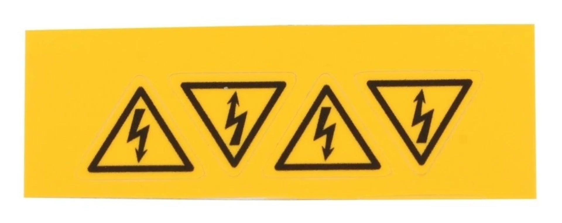 Etiquette d'avertissement haute tension 12.5mm