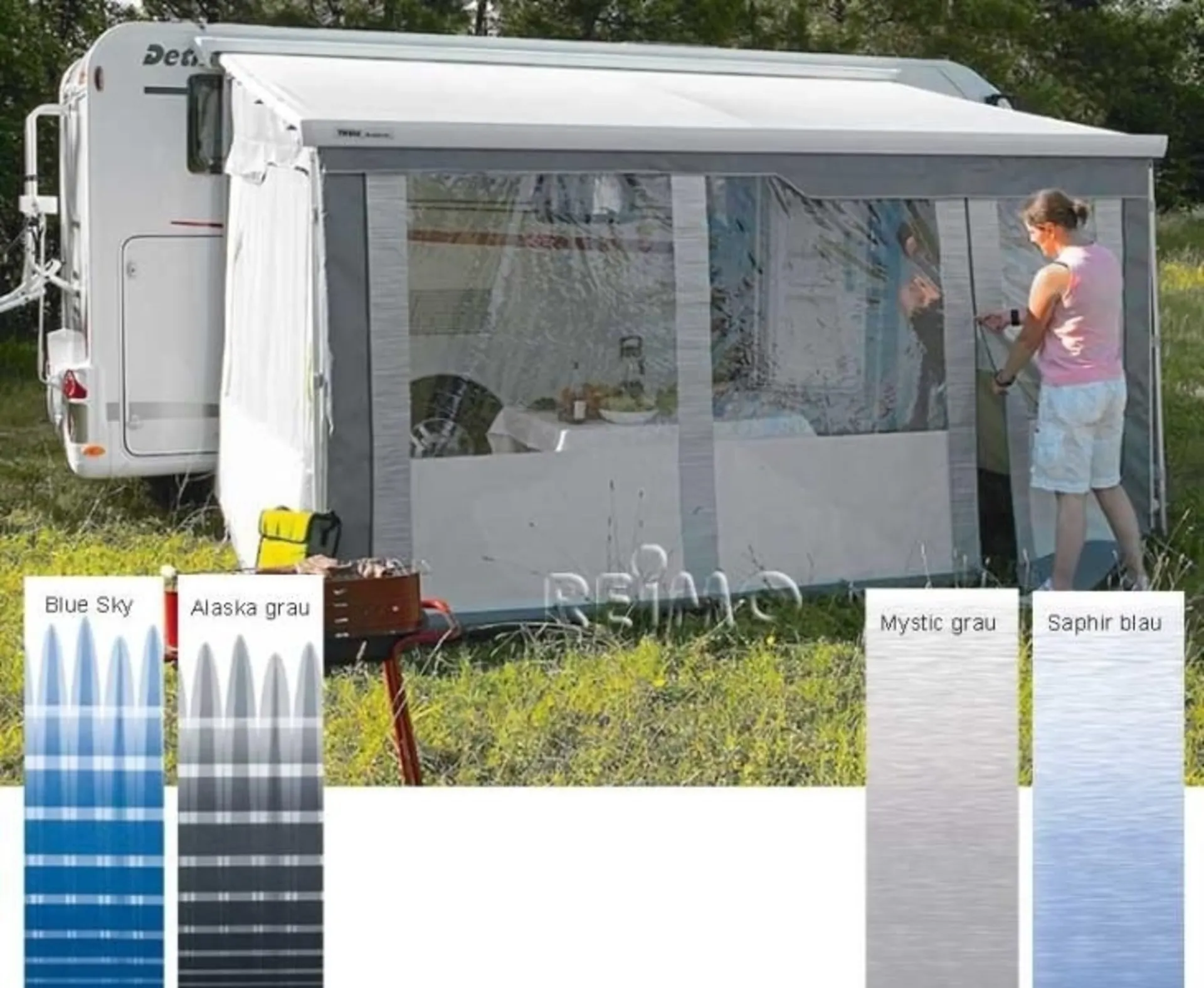 Thule Safari Residence G2 mit Seitenwänden und Vorderwand