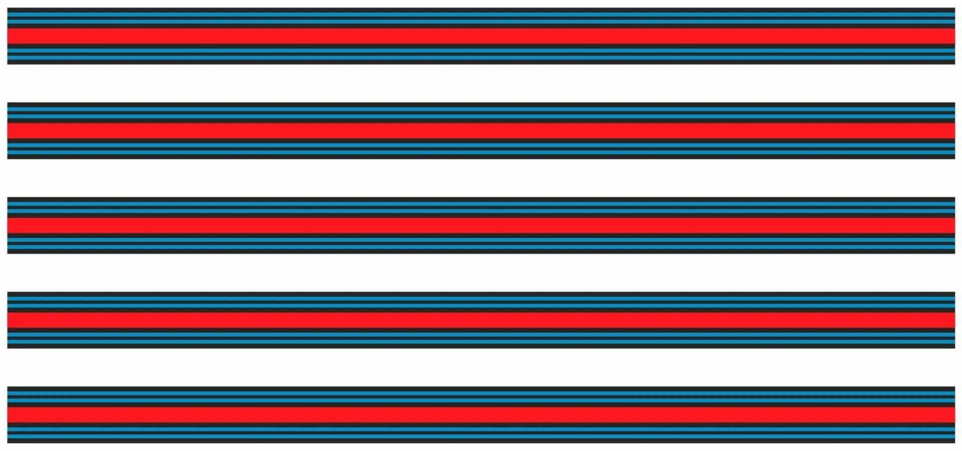 Schütz Rennflagge Streifen Martini 60 mm Aufkleber