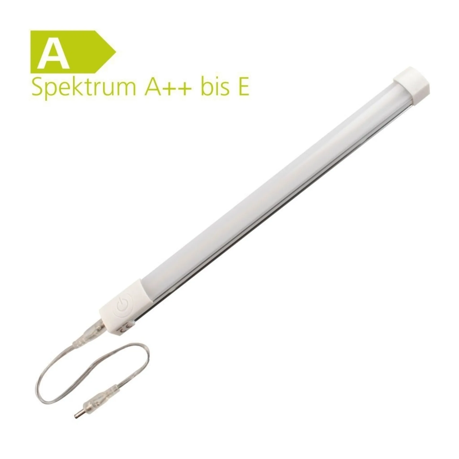 Rampe lumineuse mate, blanc chaud, 25 cm, 45 SMD