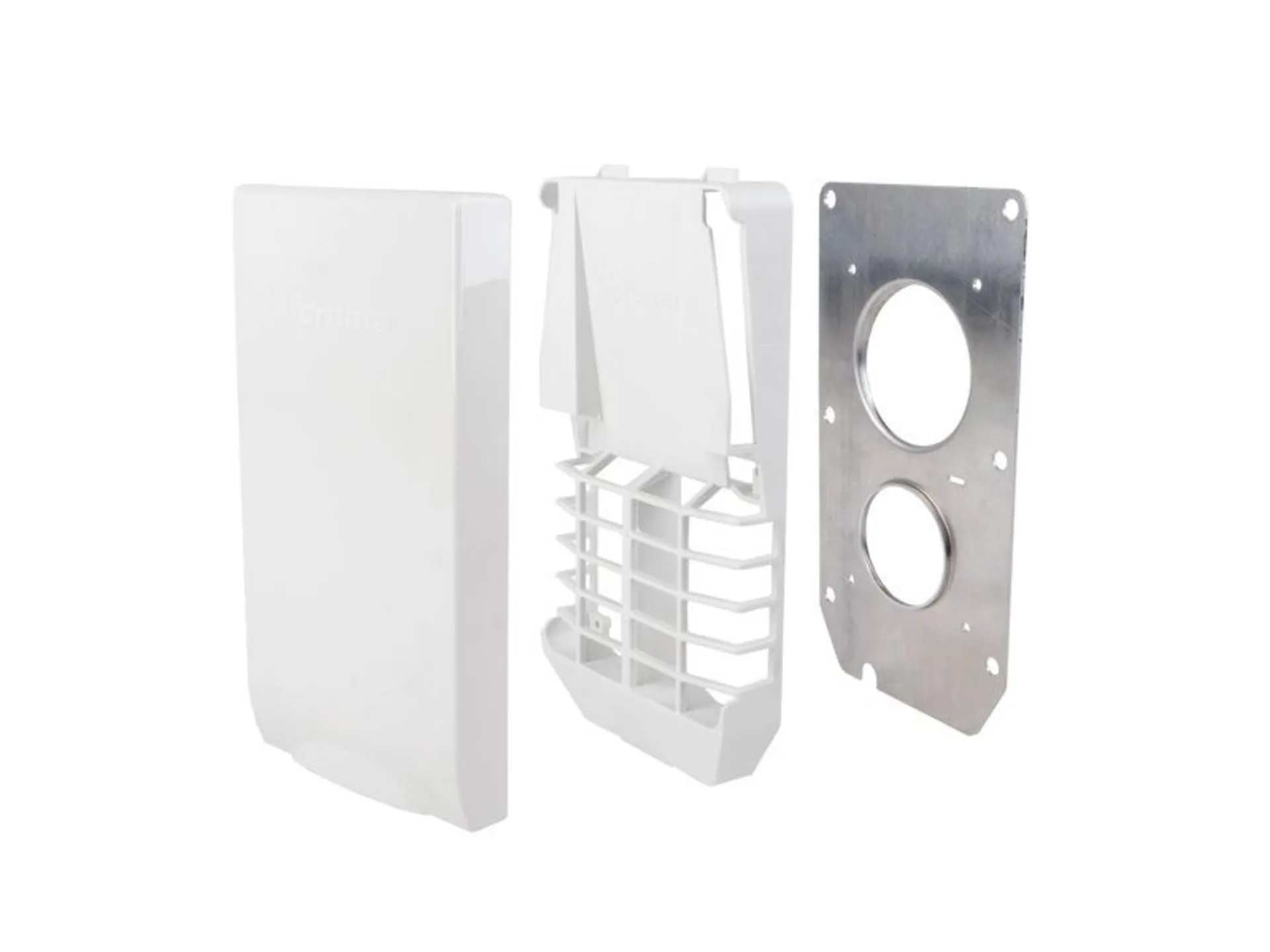 Set de cheminée blanc pur