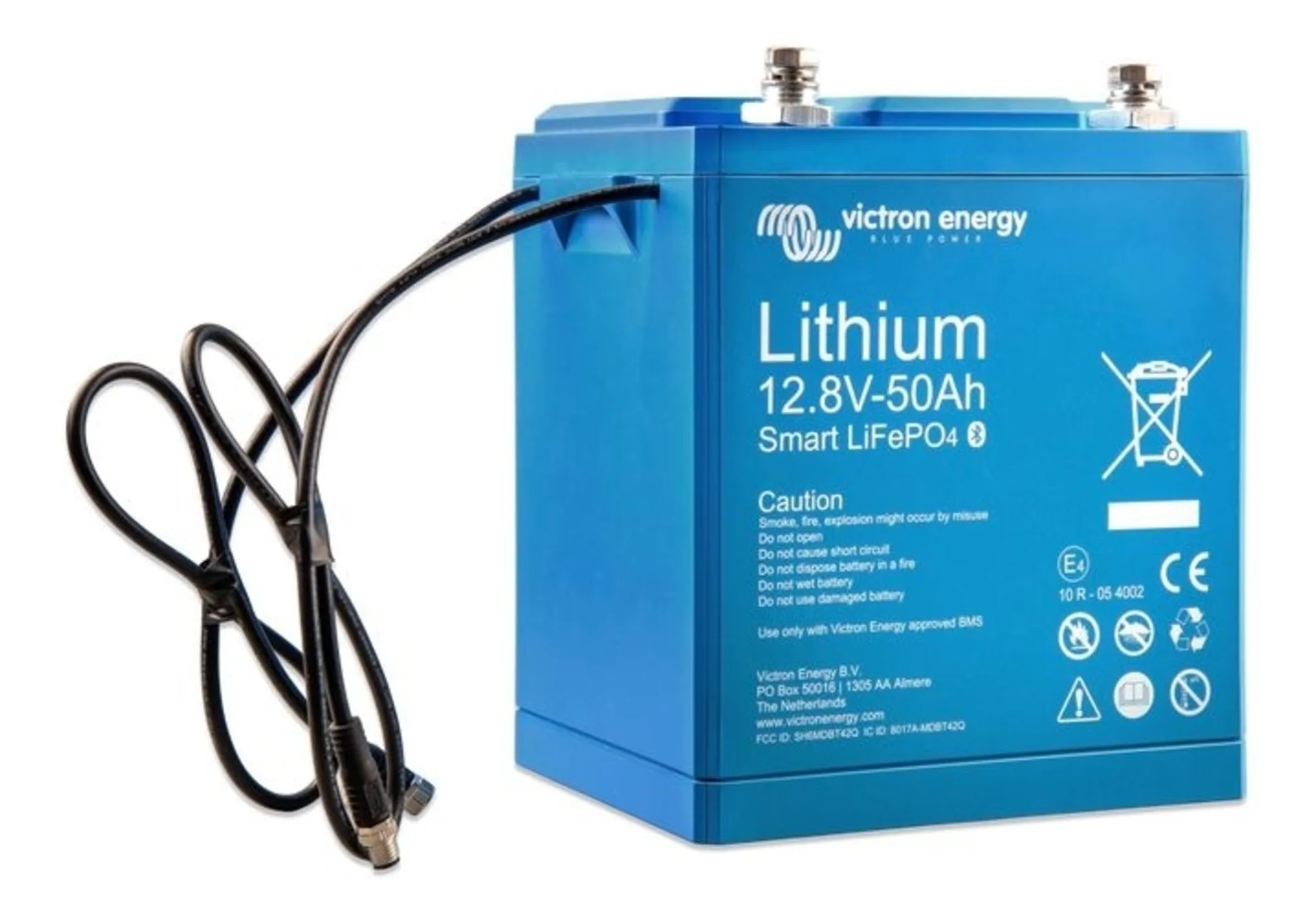 Victron - LiFePO4 Lithium-Batterie 12 V 50 Ah 199 x 188 x 147 mm, benötigt ext. BMS Victron - LiFePO4 Lithium-Batterie 12 V 50 Ah 199 x 188 x 147 mm, benötigt ext. BMS