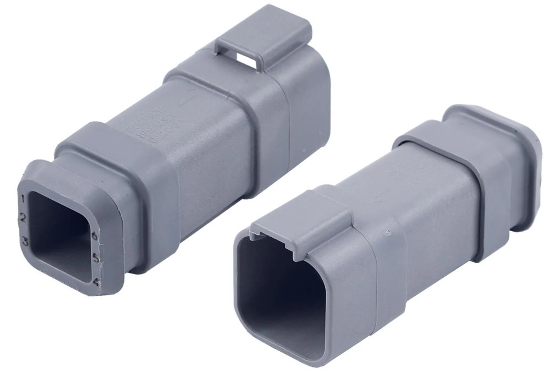 "Deutsch" Steckdose - 6 pol. mit Adapter 6-polig