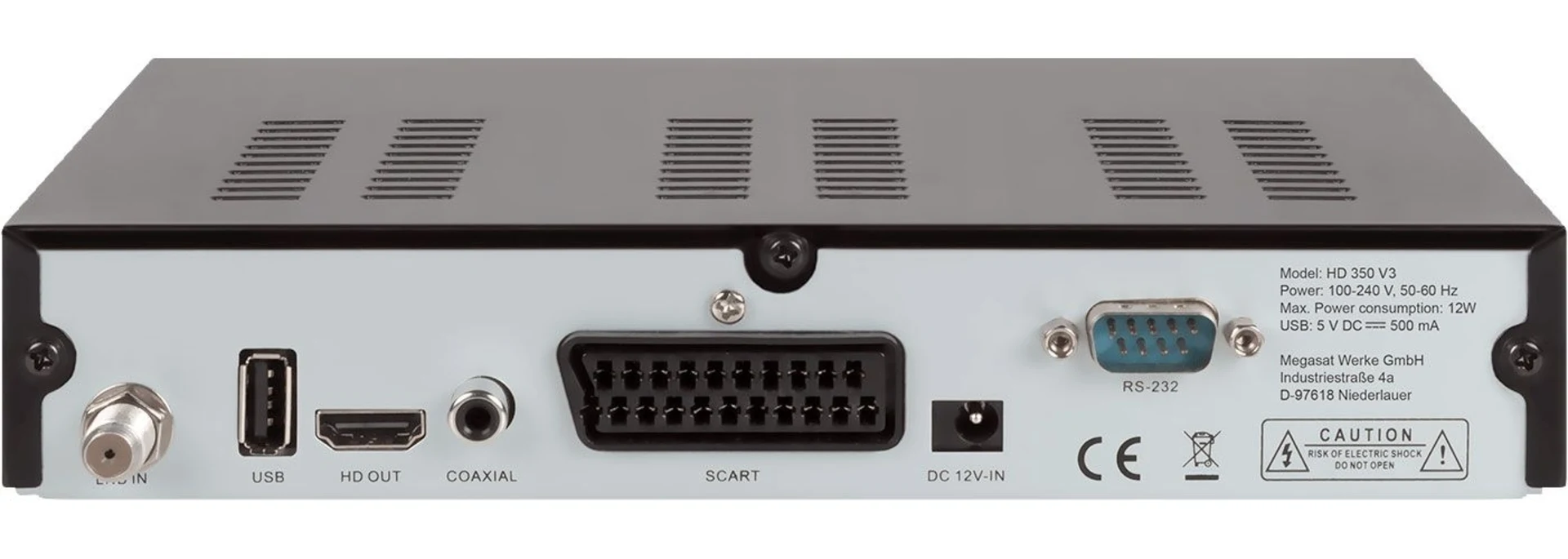 Récepteur satellite HD Megasat HD350