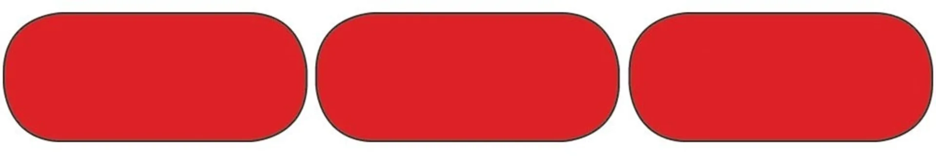 Markierungskl. rot Orafol „Tanker Stickers“ 1 Stk. = 1 Aufkleber zu 16cm Länge