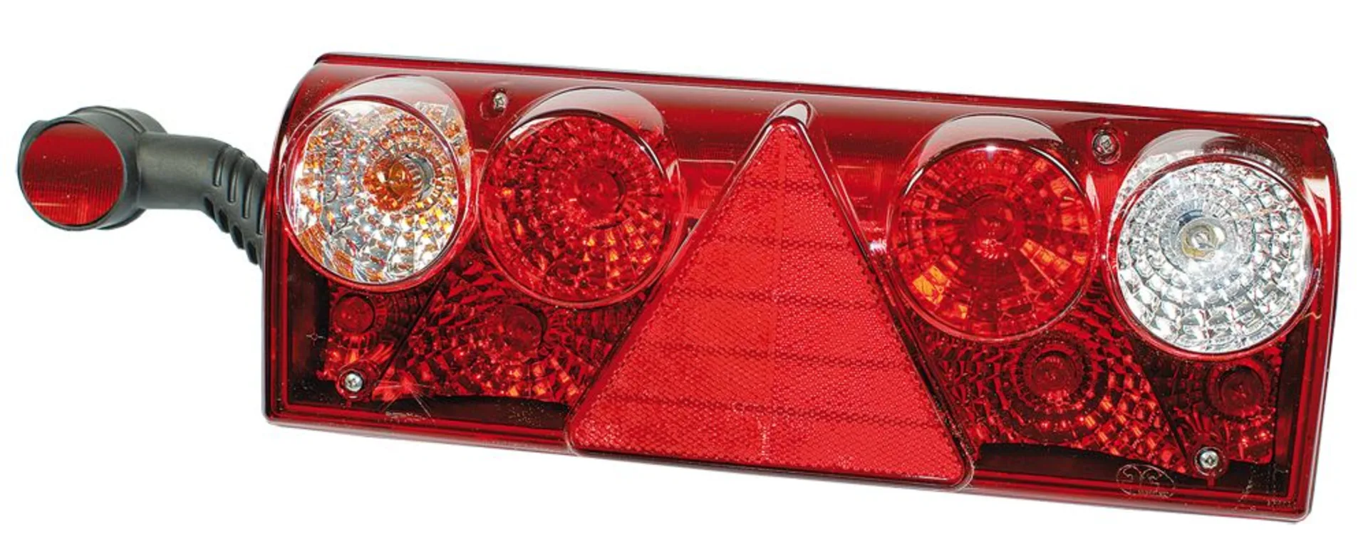 Schlussleuchte "Europoint 2" links 420x149mm, mit URA rot/gelb/weiss
