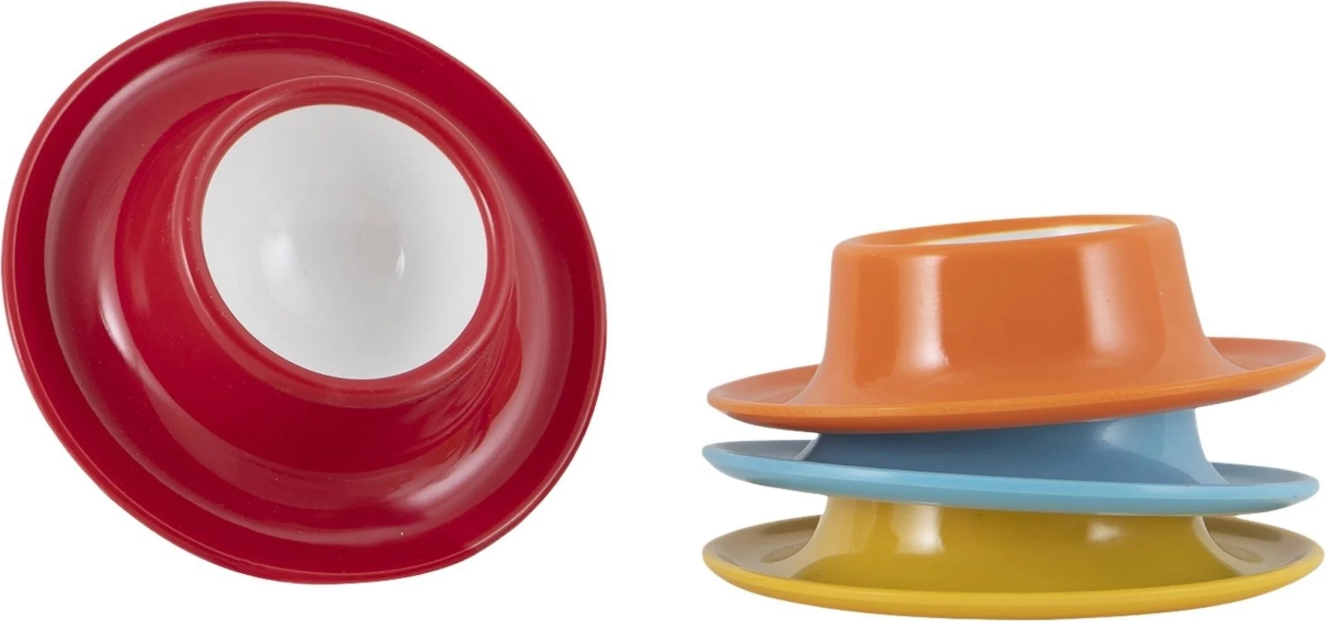 Gimex Eierbecher 4er-Set Rainbow