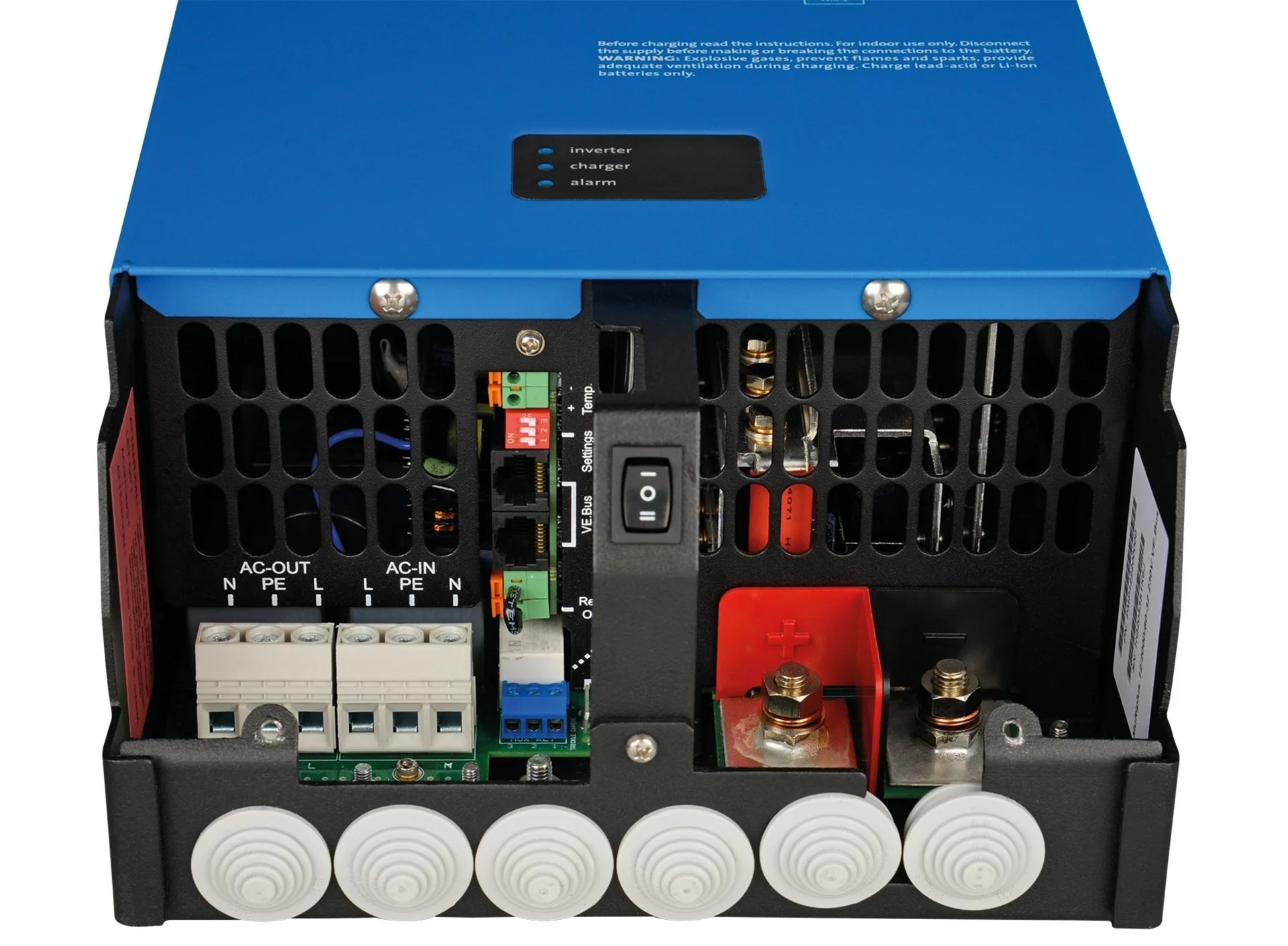Victron - MultiPlus Wechselrichter/Ladegerät 12 V 1’600 W 506 x 236 x 147 mm, 12 V, 2’000 VA, 80 A Victron - MultiPlus Wechselrichter/Ladegerät 12 V 1’600 W 506 x 236 x 147 mm, 12 V, 2’000 VA, 80 A