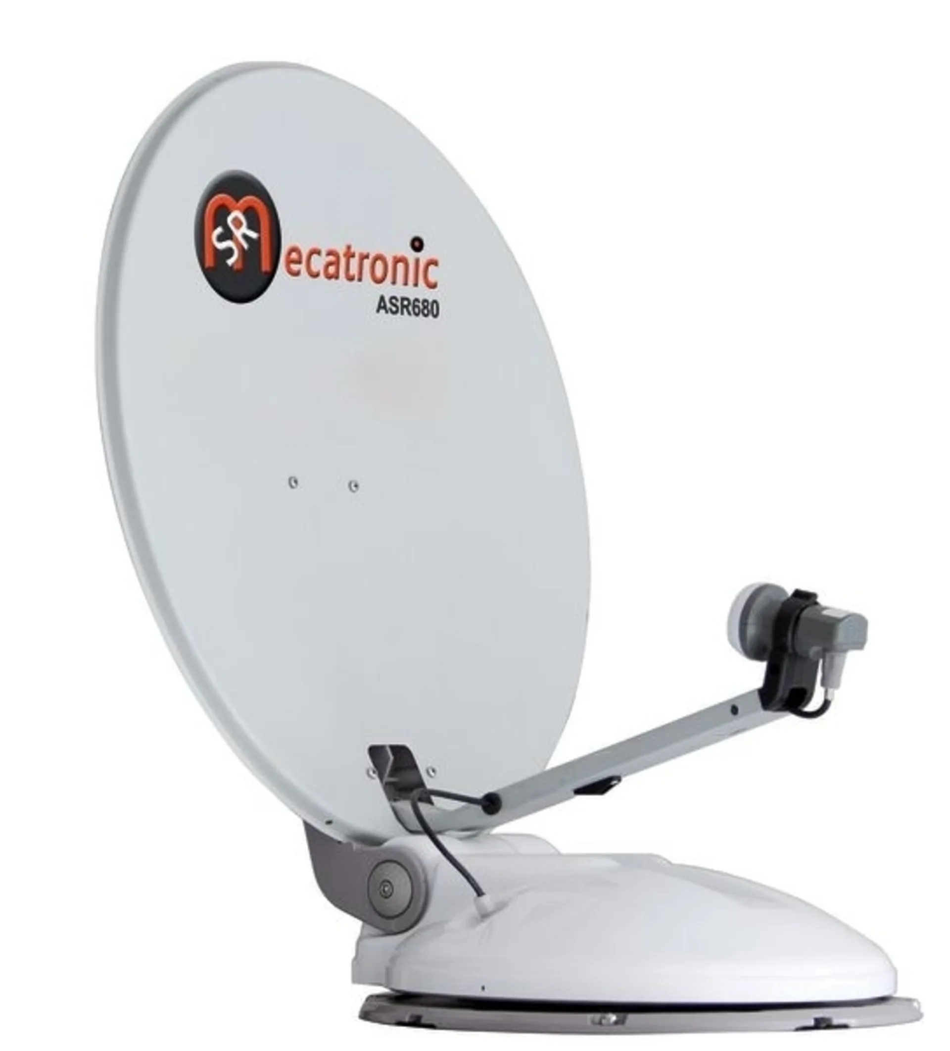 ASR Bluetooth Sat-Anlage mit Skew-Funktion, 80cm Durchmesser und Single-LNB