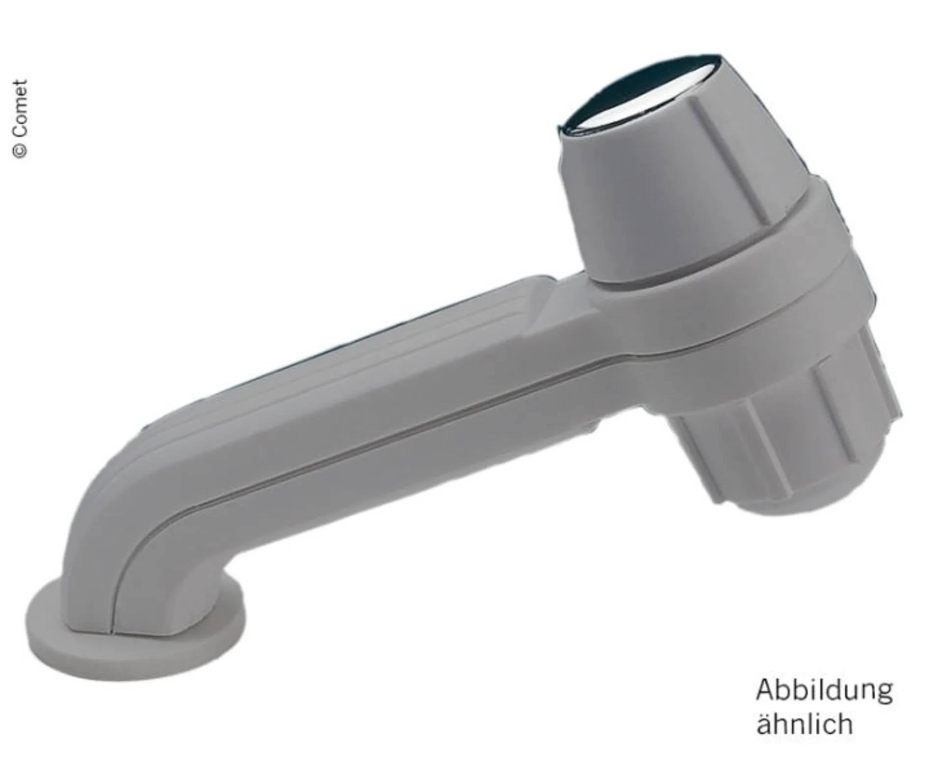 Douche automatique Carletta avec douche manuelle et vanne en laiton gris Douche automatique Carletta avec douche manuelle et vanne en laiton gris