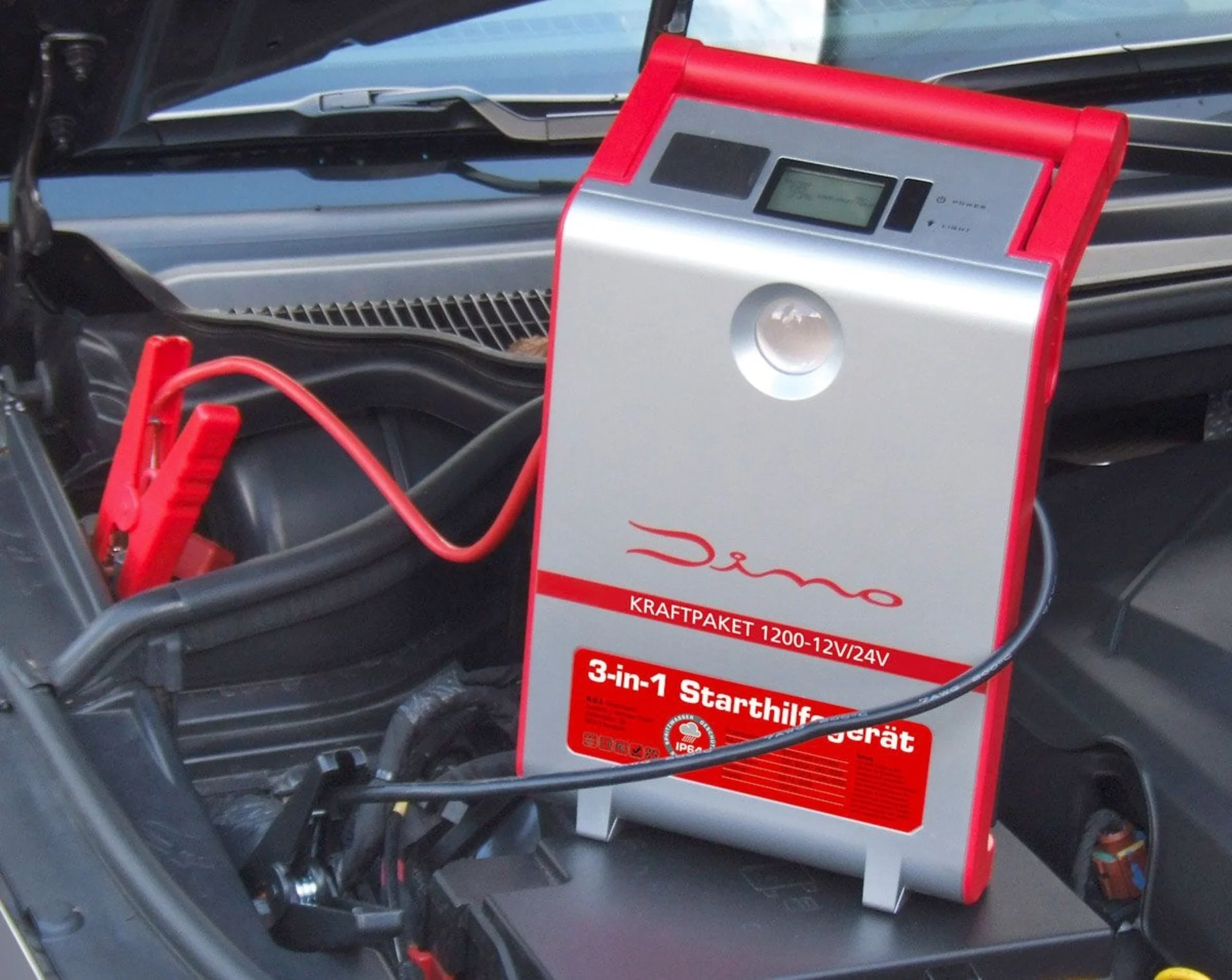 Démarreur Dino Kraftpaket avec powerbank 12V/24V 1200 A