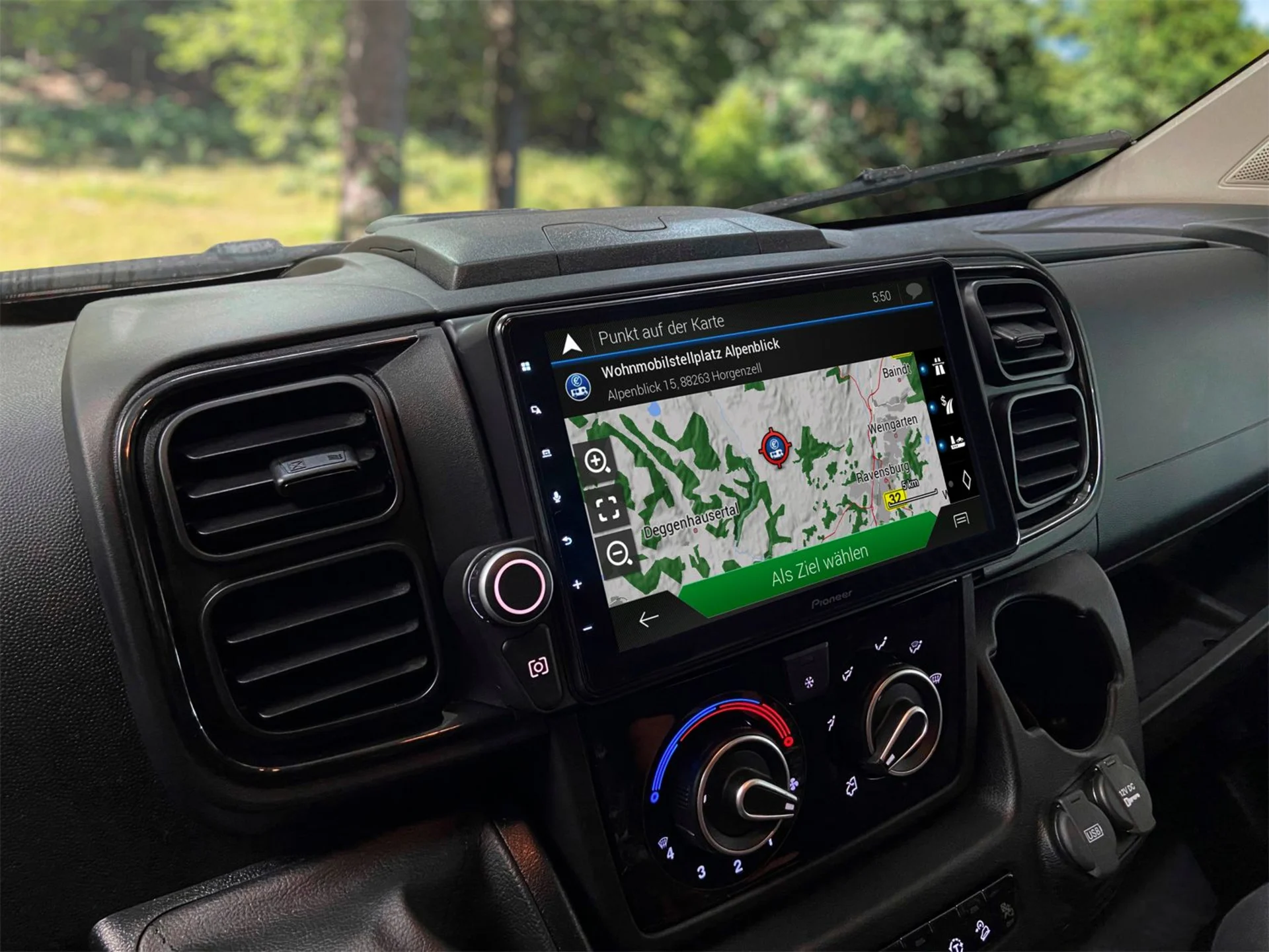 Pioneer AVIC-Z1000 DAB+ Multimediasystem inkl. Bluetooth 9 Zoll Fiat Ducato 8 LF3