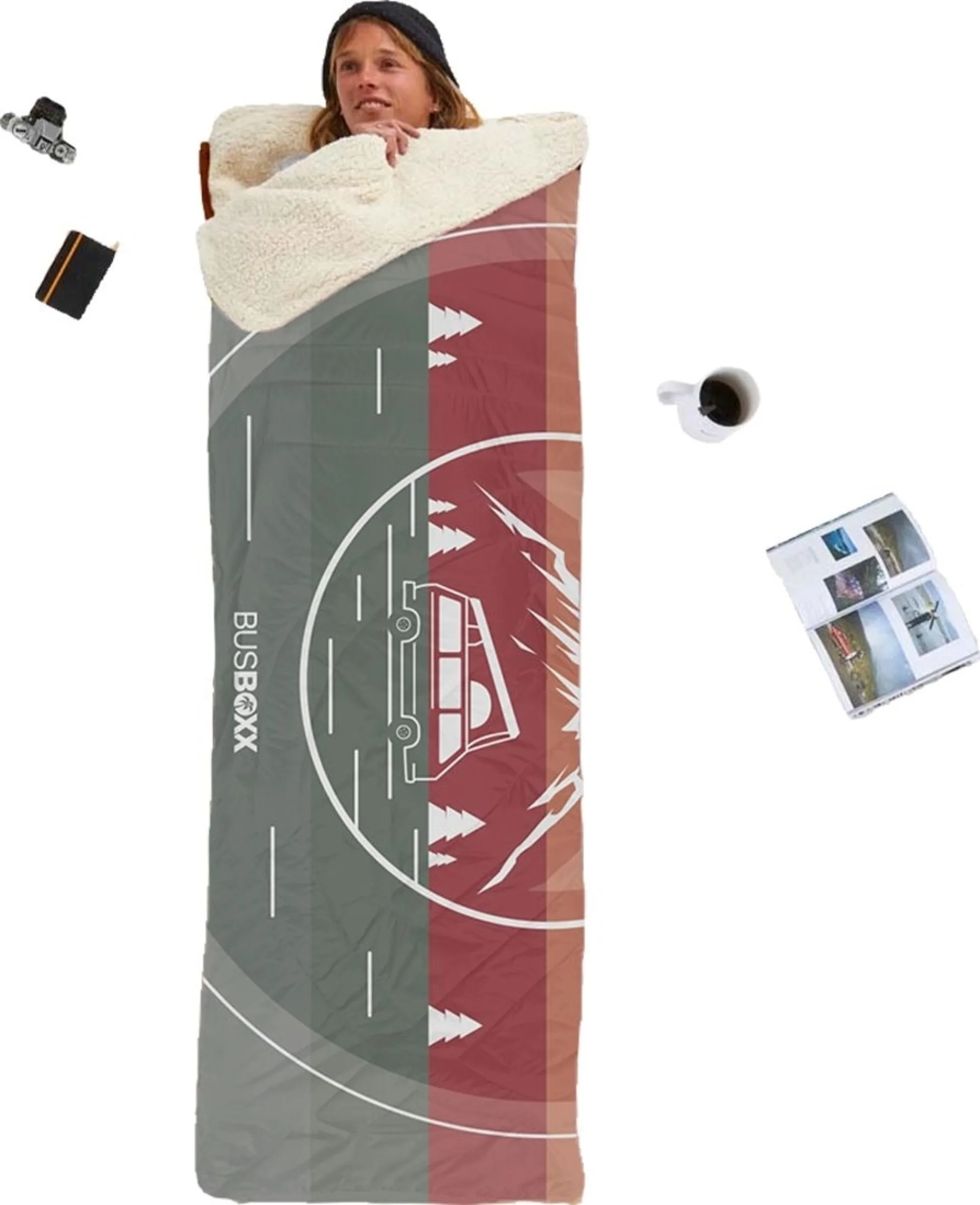 BusBoxx Voited CloudTouch 4 en 1 – Couverture de camping BusBoxx BusBoxx Voited CloudTouch 4 en 1 – Couverture de camping BusBoxx