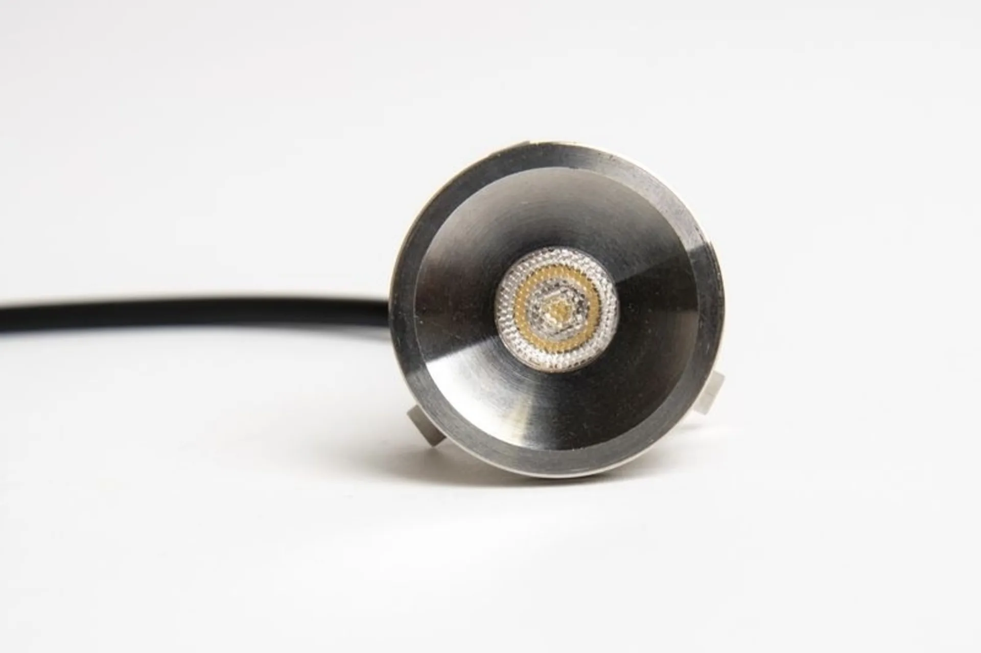 Mini spot LED encastrable en acier inoxydable 12V, diamètre 28mm, 1W