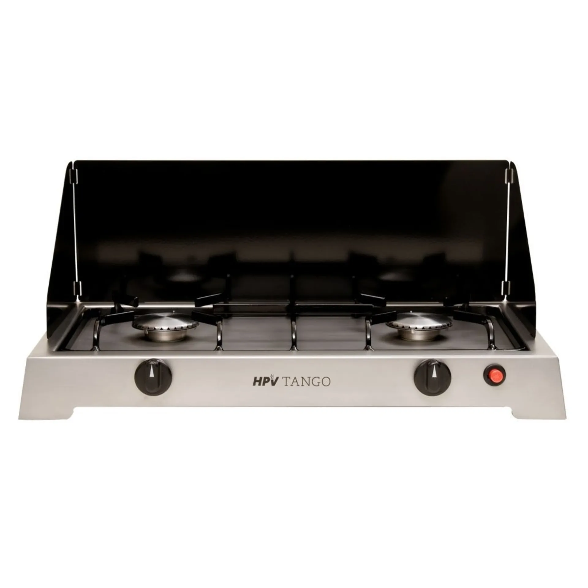 Edelstahl Gaskocher Tango 50 mbar, 2-flammig