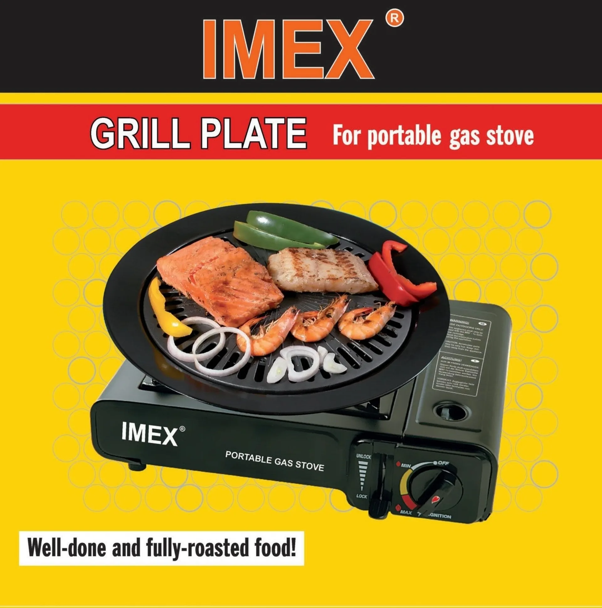 Plaque de cuisson Imex pour réchaud de table
