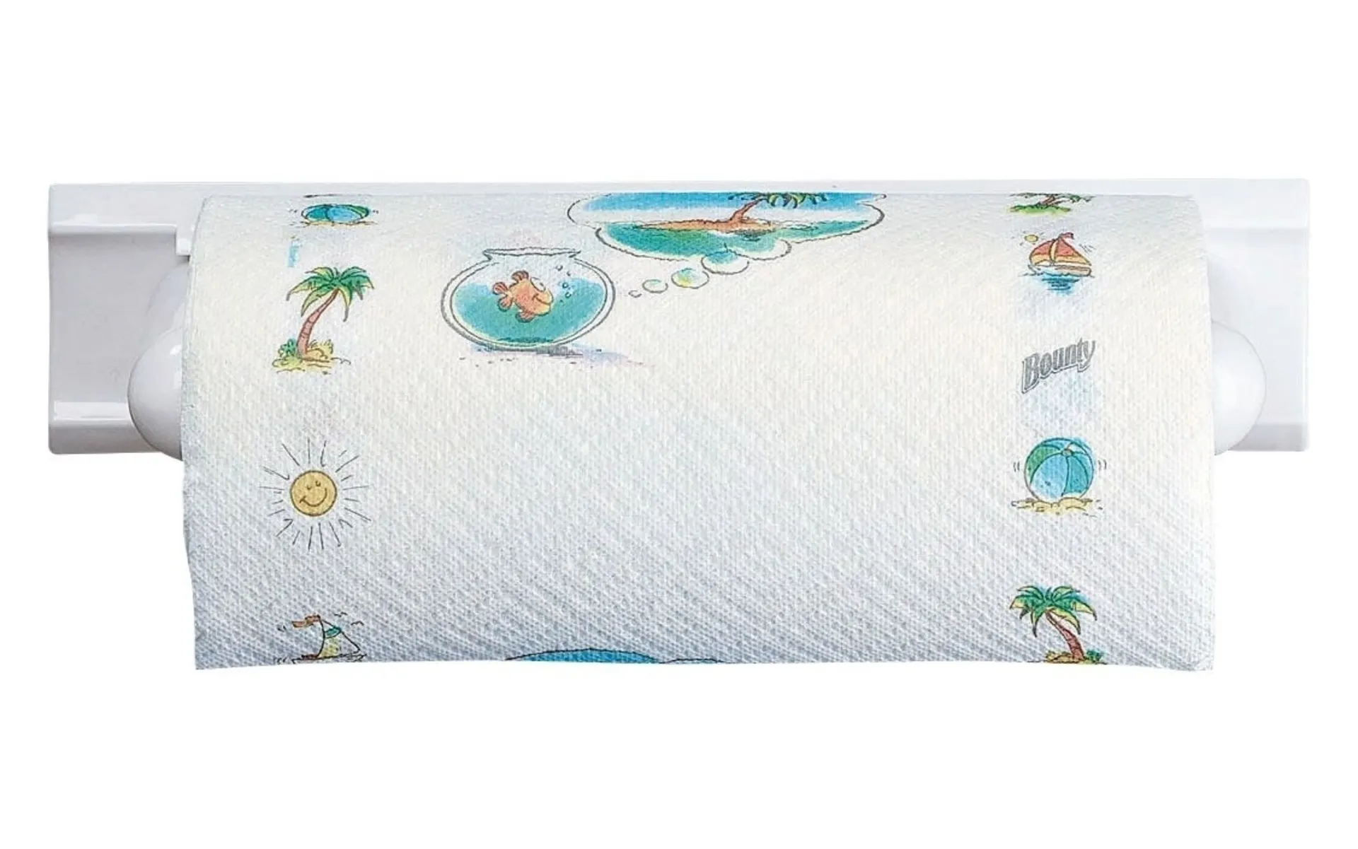 Papierrollenhalter zum Ankleben
