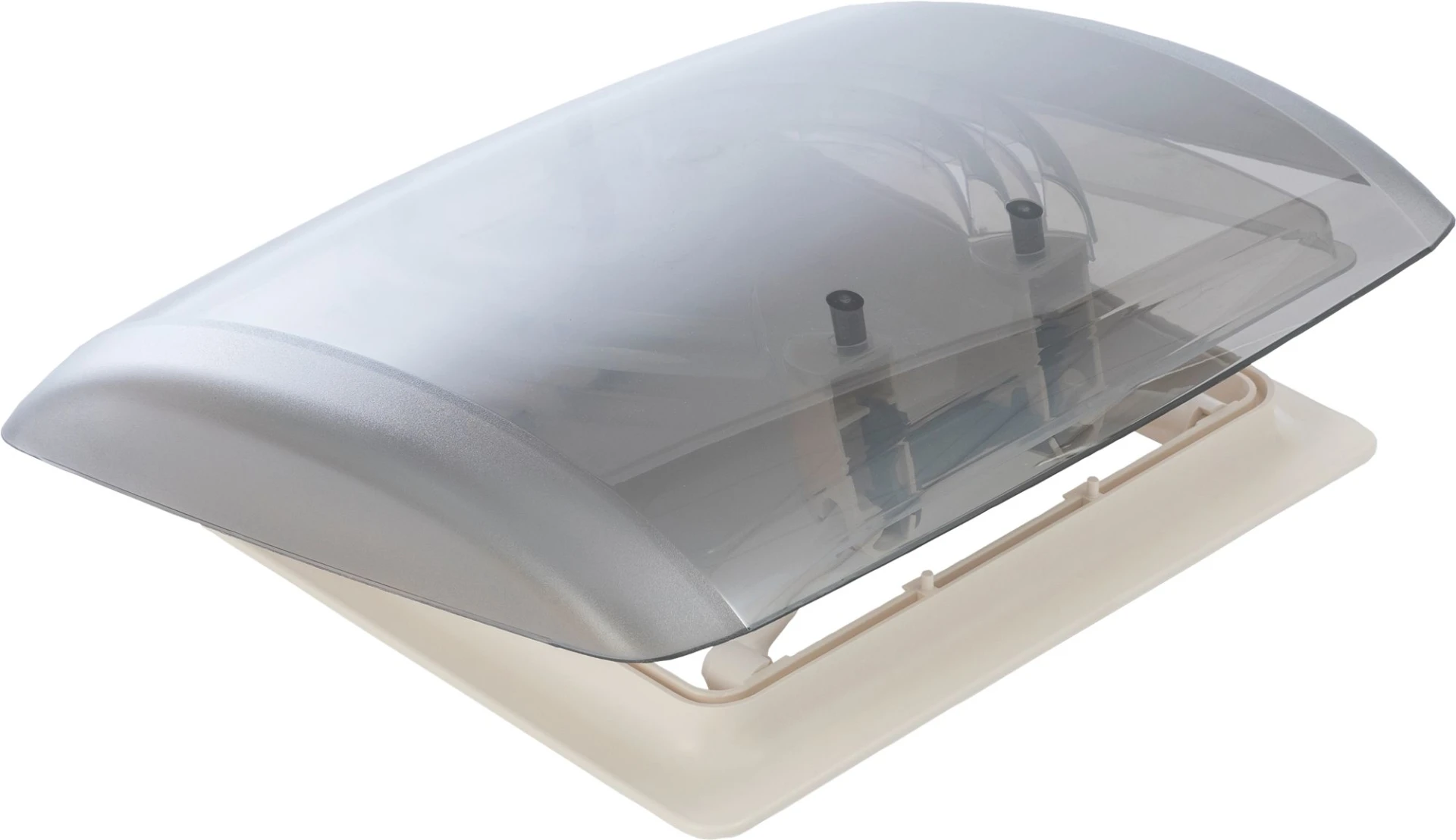 MPK Dachhaube VisionVent S Pro 28 x 28 cm mit Rollo weiß