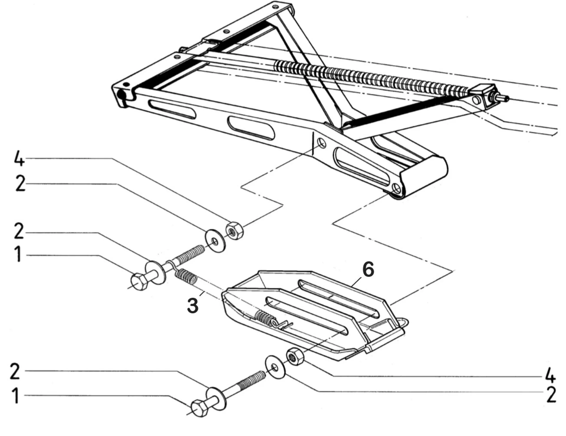 AL-KO Pied d'appui big foot 200 x 180 mm