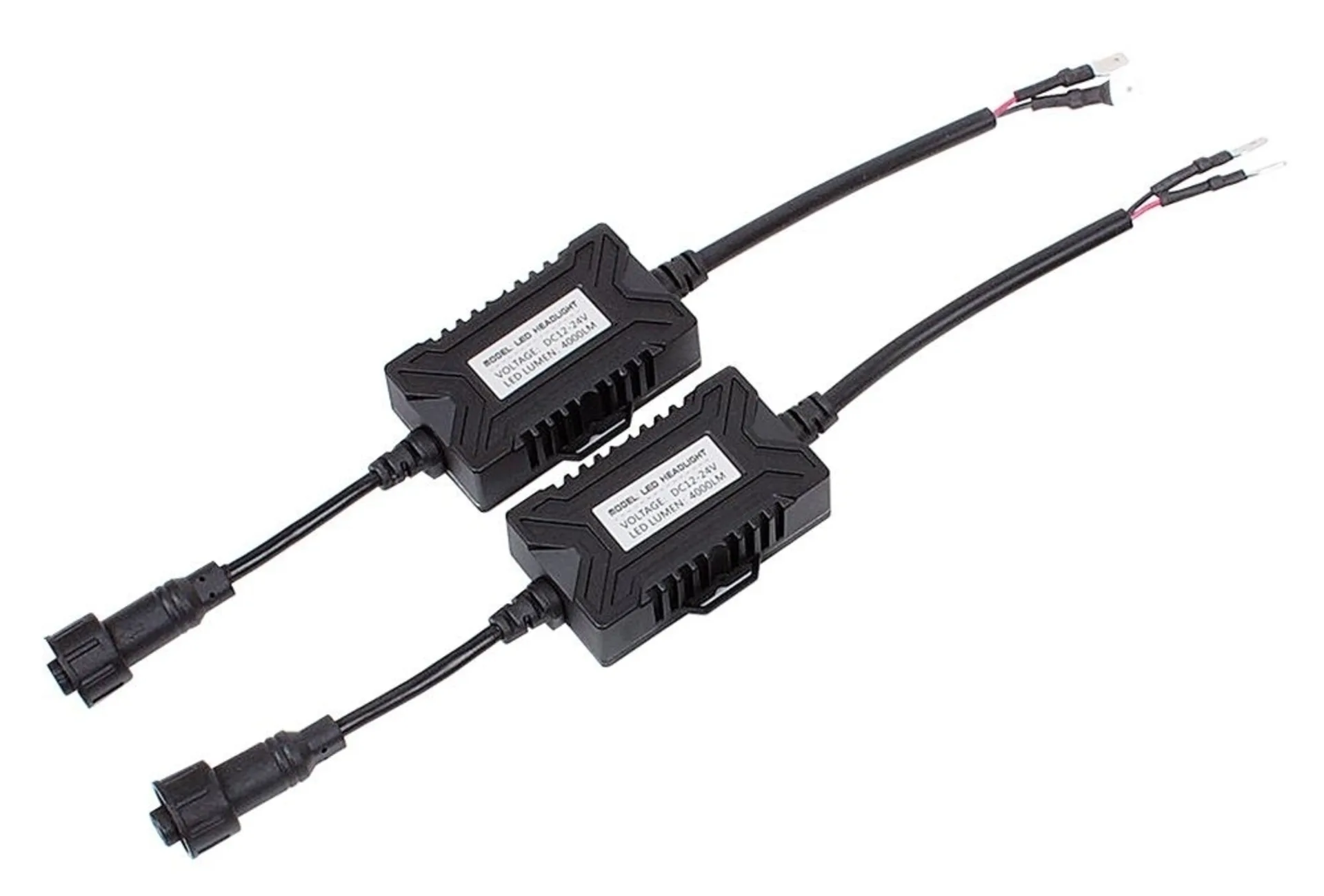 2 Stk. H3-LED Lampen 12/24 V 4’000 lm 7G PK22s, 25W, 6500 K, Philips Luxeon LED’s