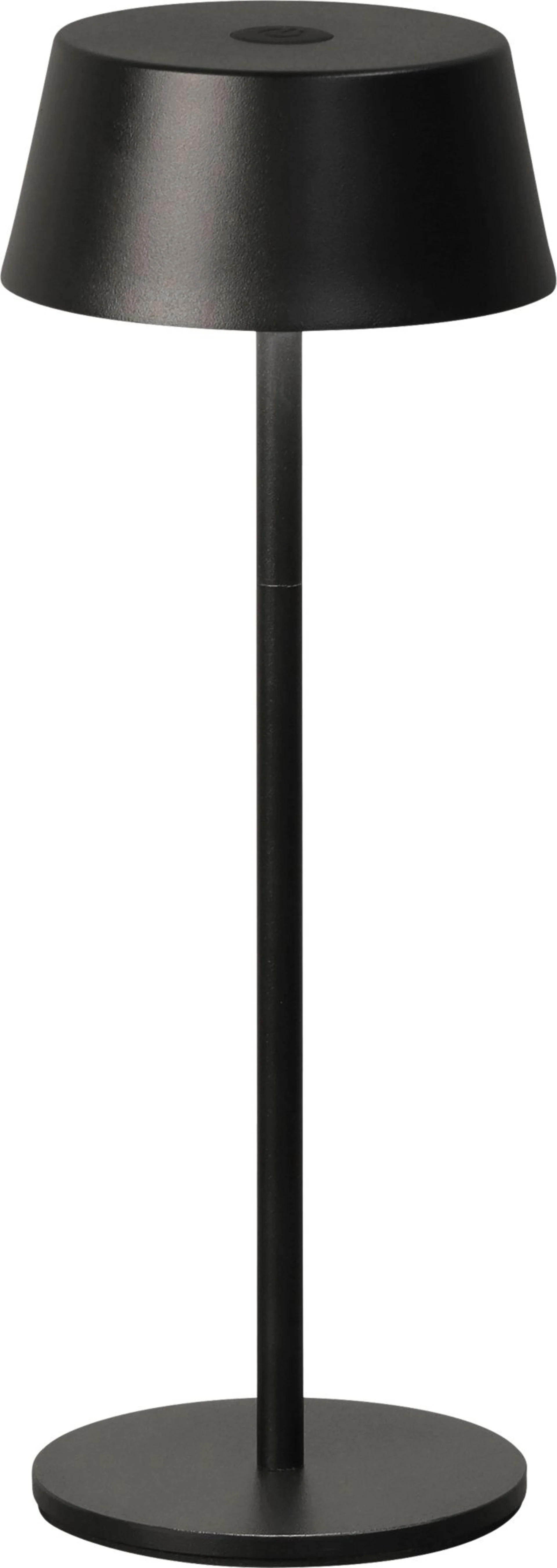Lampe de table rechargeable Easy Verona, noir sable