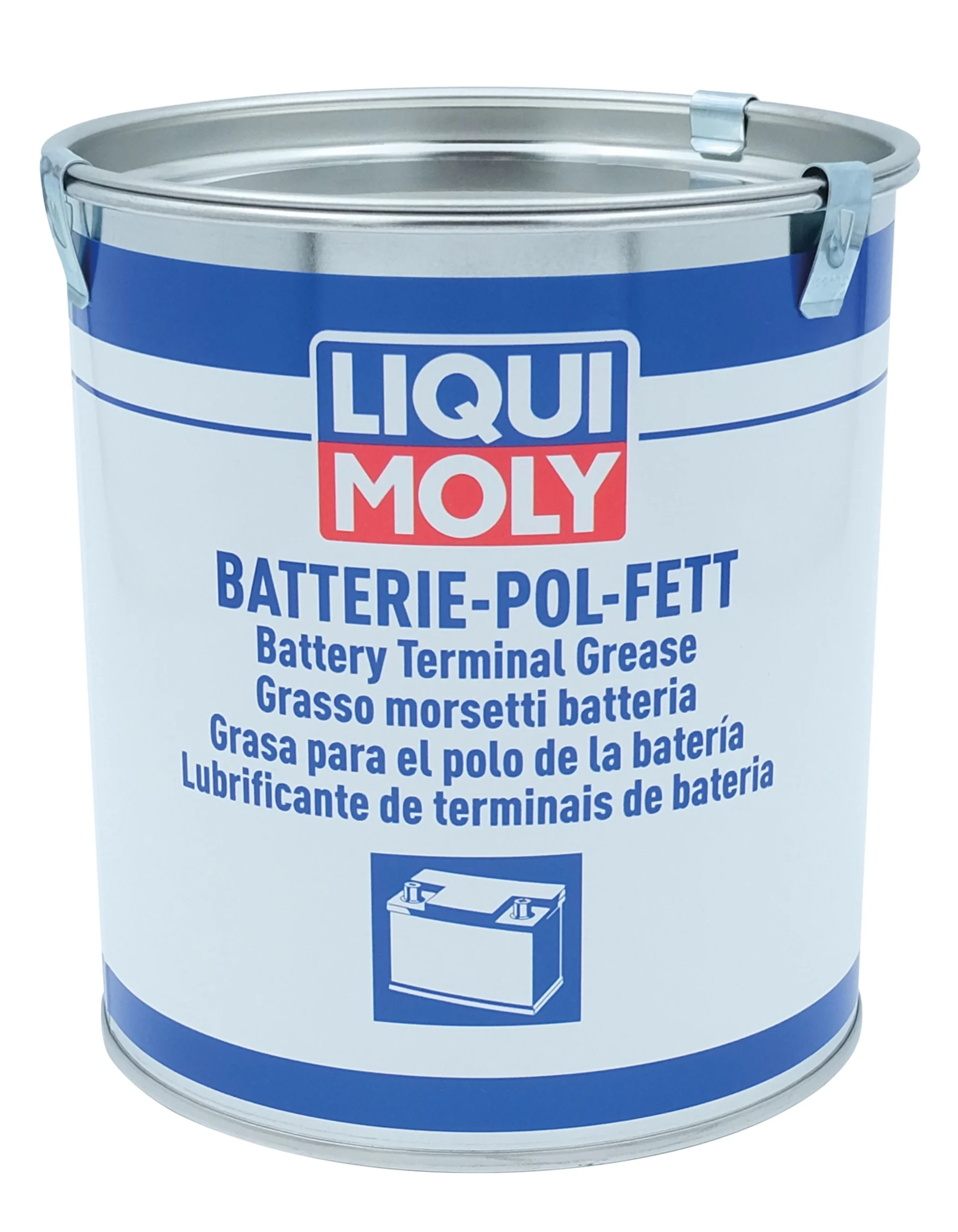 LIQUI MOLY - Batte­rie­pol­fett, 1 kg Schützt Batteriepole und elektrische Kontakte