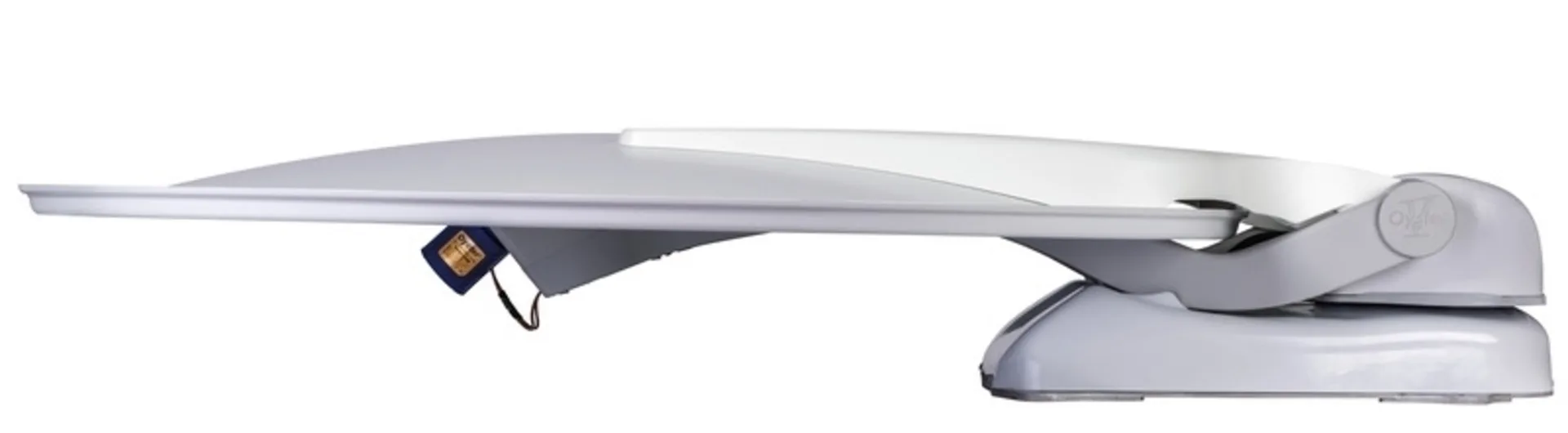 Ten Haaft Oyster V85 Premium Sat-Anlage Single Skew, weiss