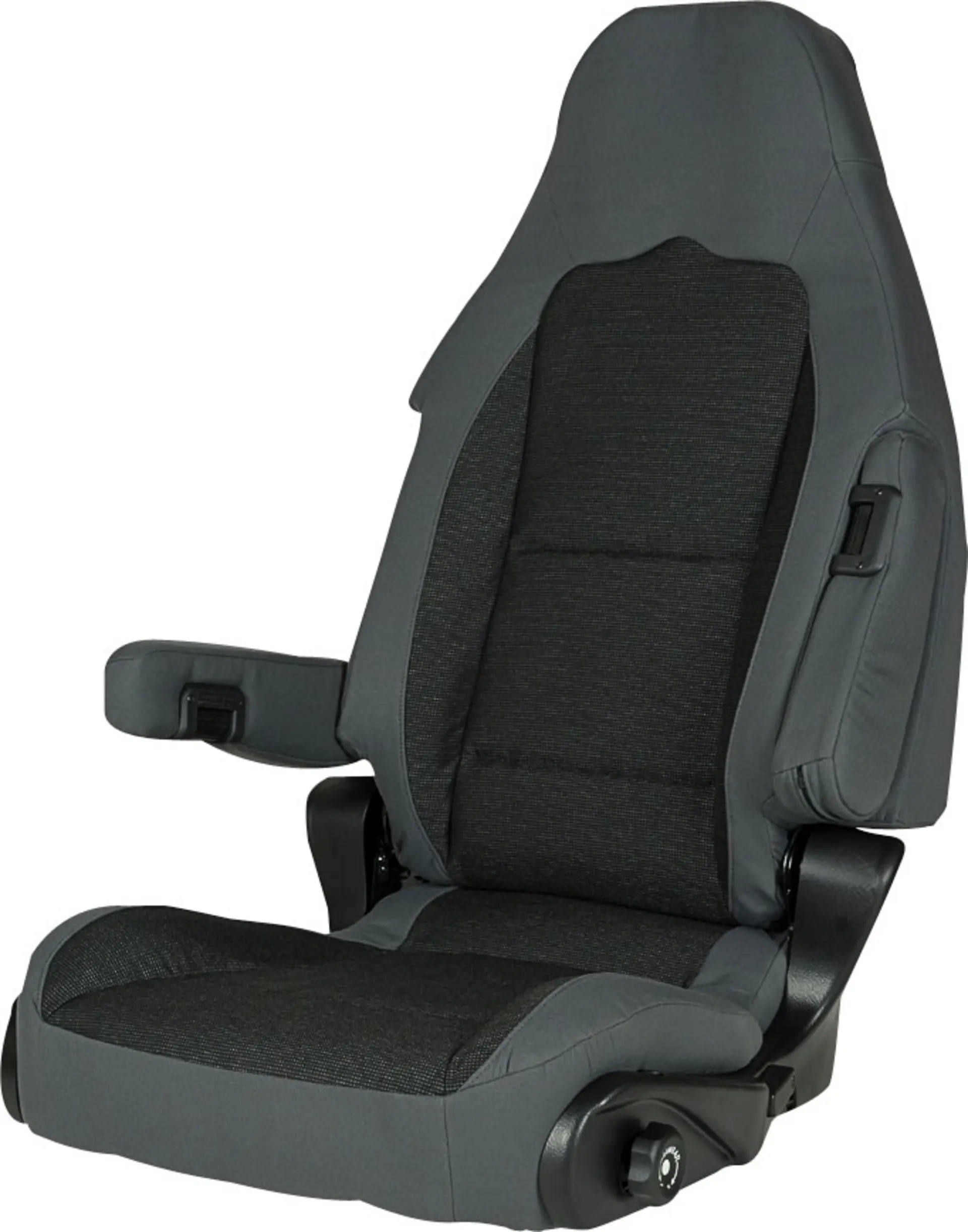 Sportscraft Sitz S10.1 Tavoc 2 grau/schwarz Beifahrerseite