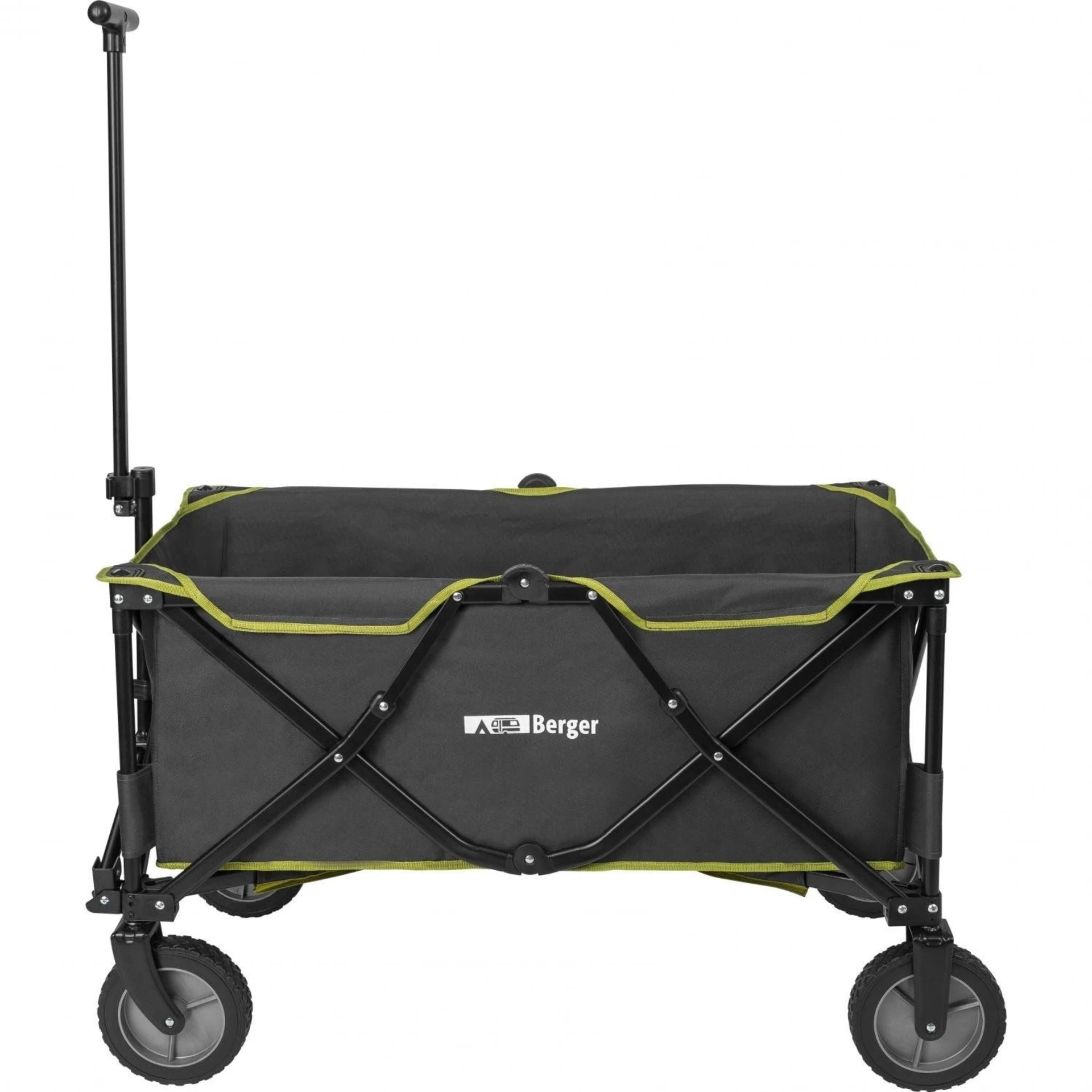 Berger Bollerwagen 129 Liter grau/grün