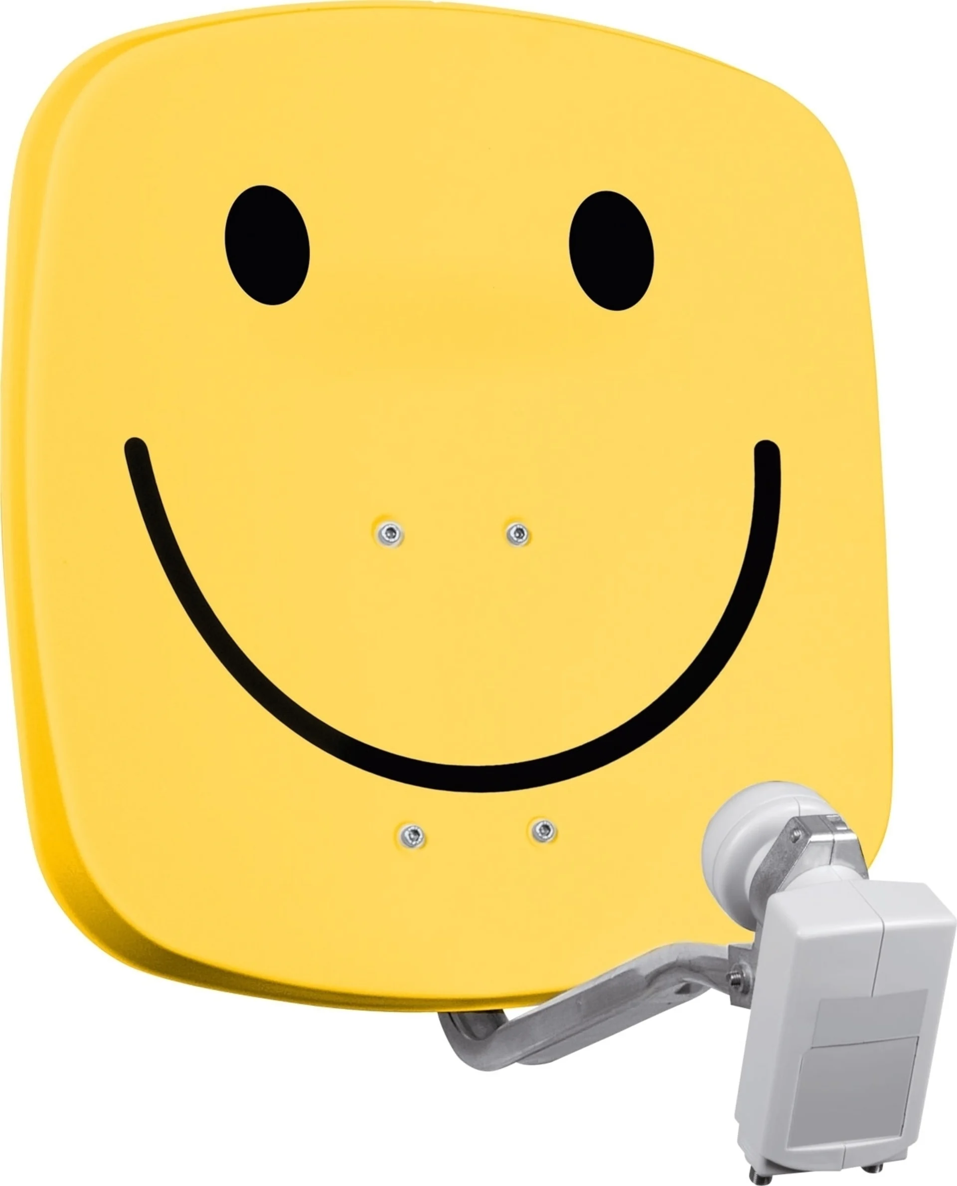 Antenne satellite TechniSat DigiDish 45 (LNB double universel) smiley