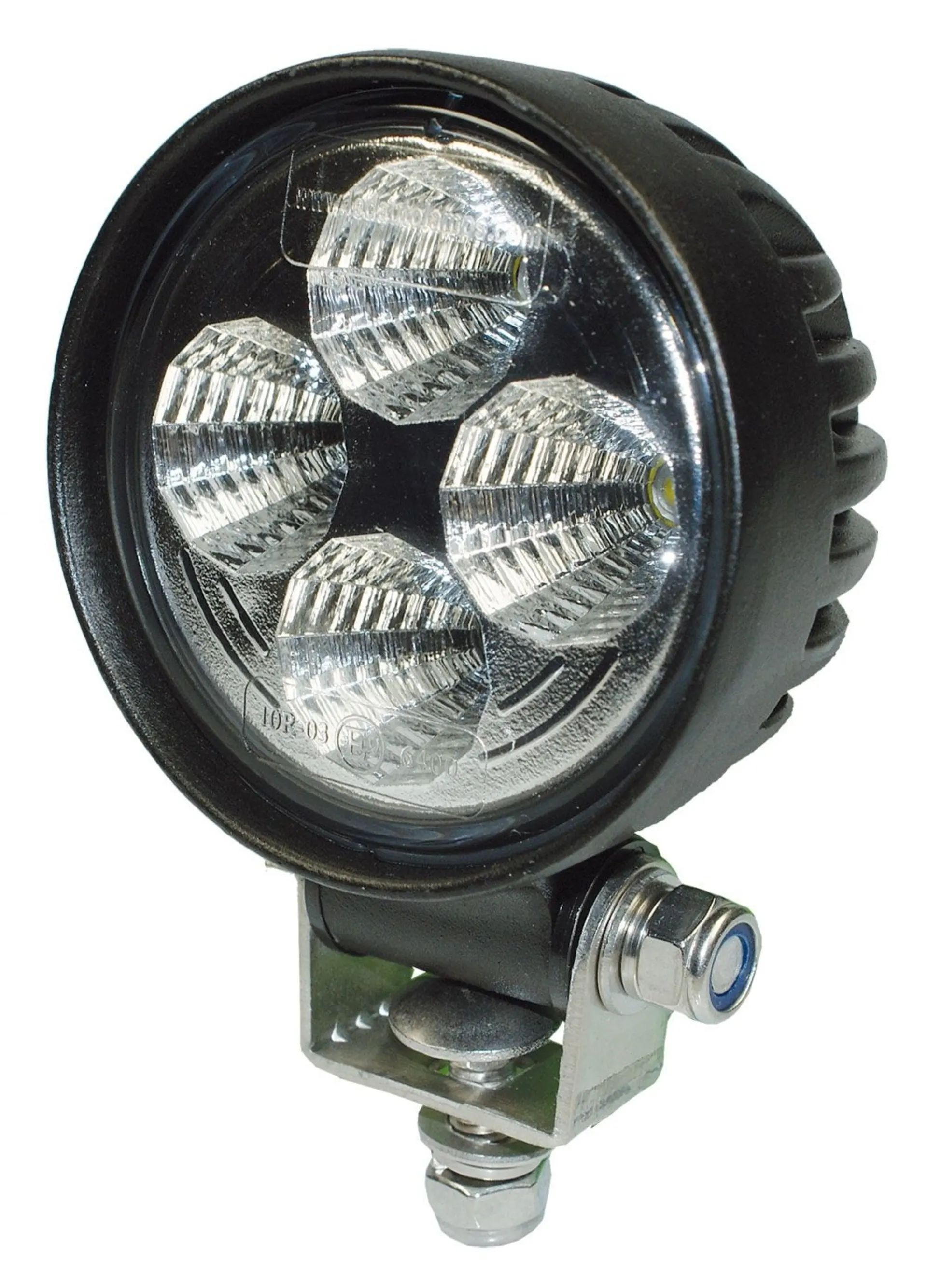 HighPower - LED-Arbeitsscheinw. 12/24 V ø 84 mm, 800 Lumen, IP67, 10 - 30 V, 12 W HighPower - LED-Arbeitsscheinw. 12/24 V ø 84 mm, 800 Lumen, IP67, 10 - 30 V, 12 W