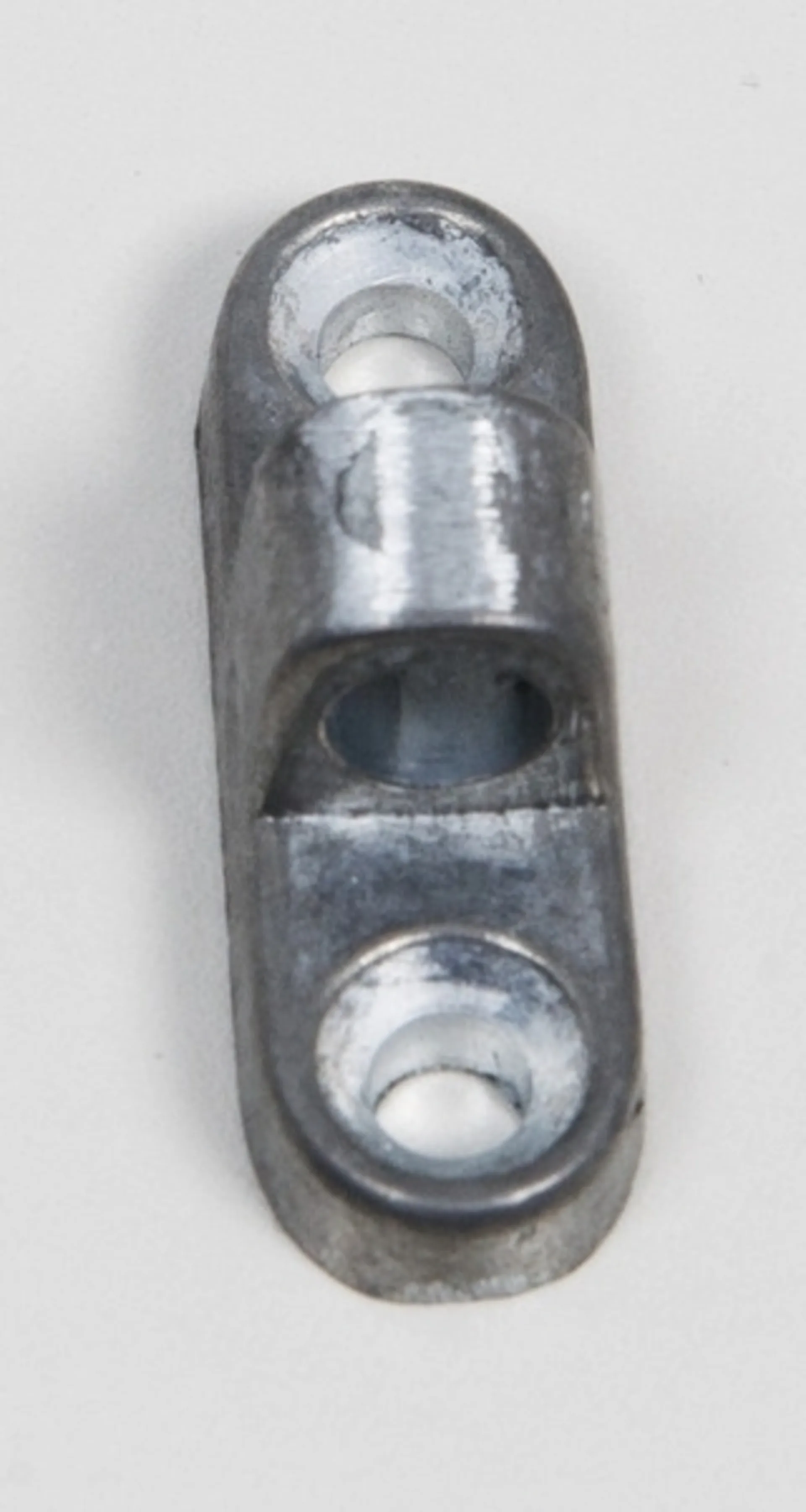 Oeillets muraux en aluminium pour fixation verticale, 5 pièces