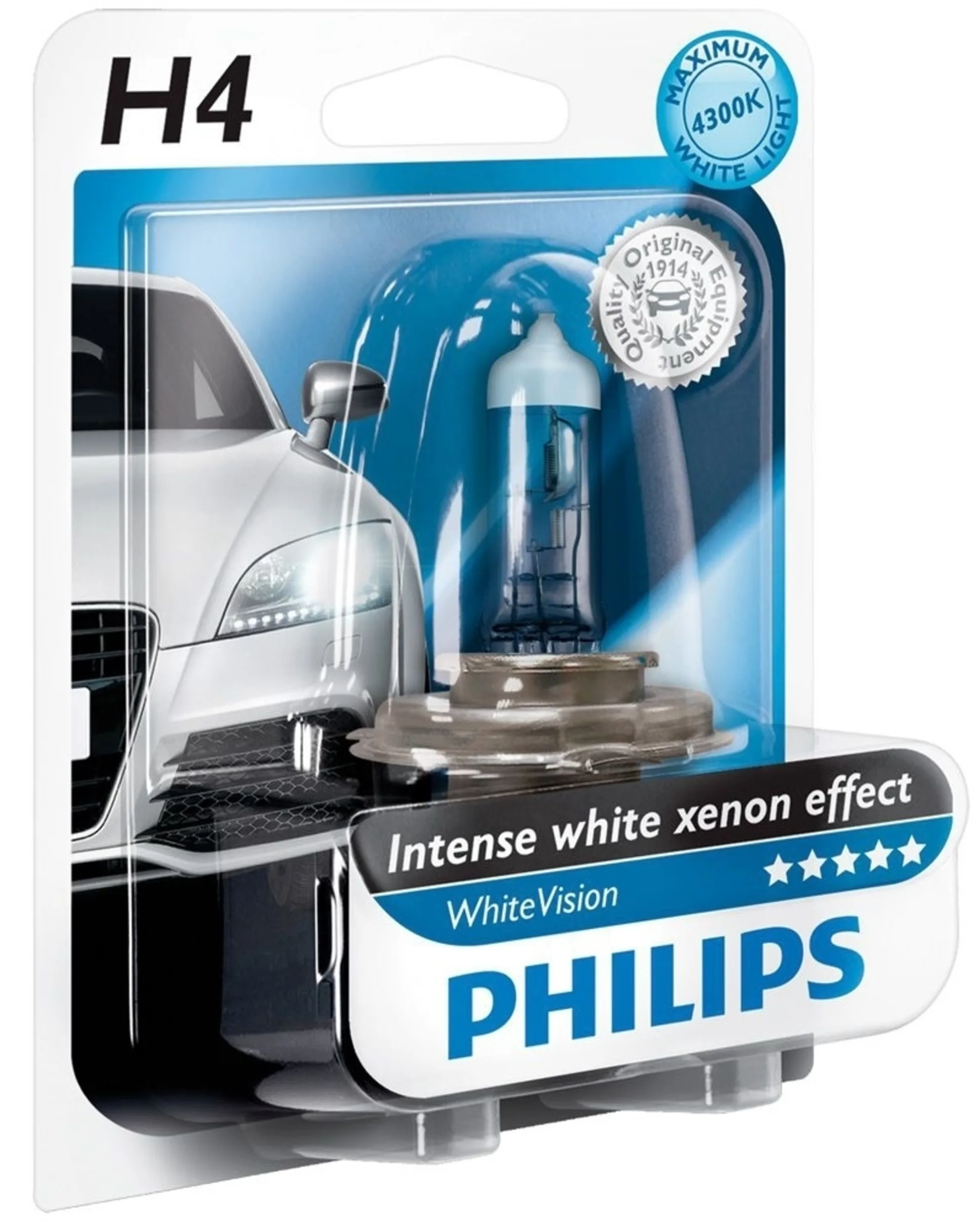 Philips Ampoule H4 12V 60/55W WhiteVision