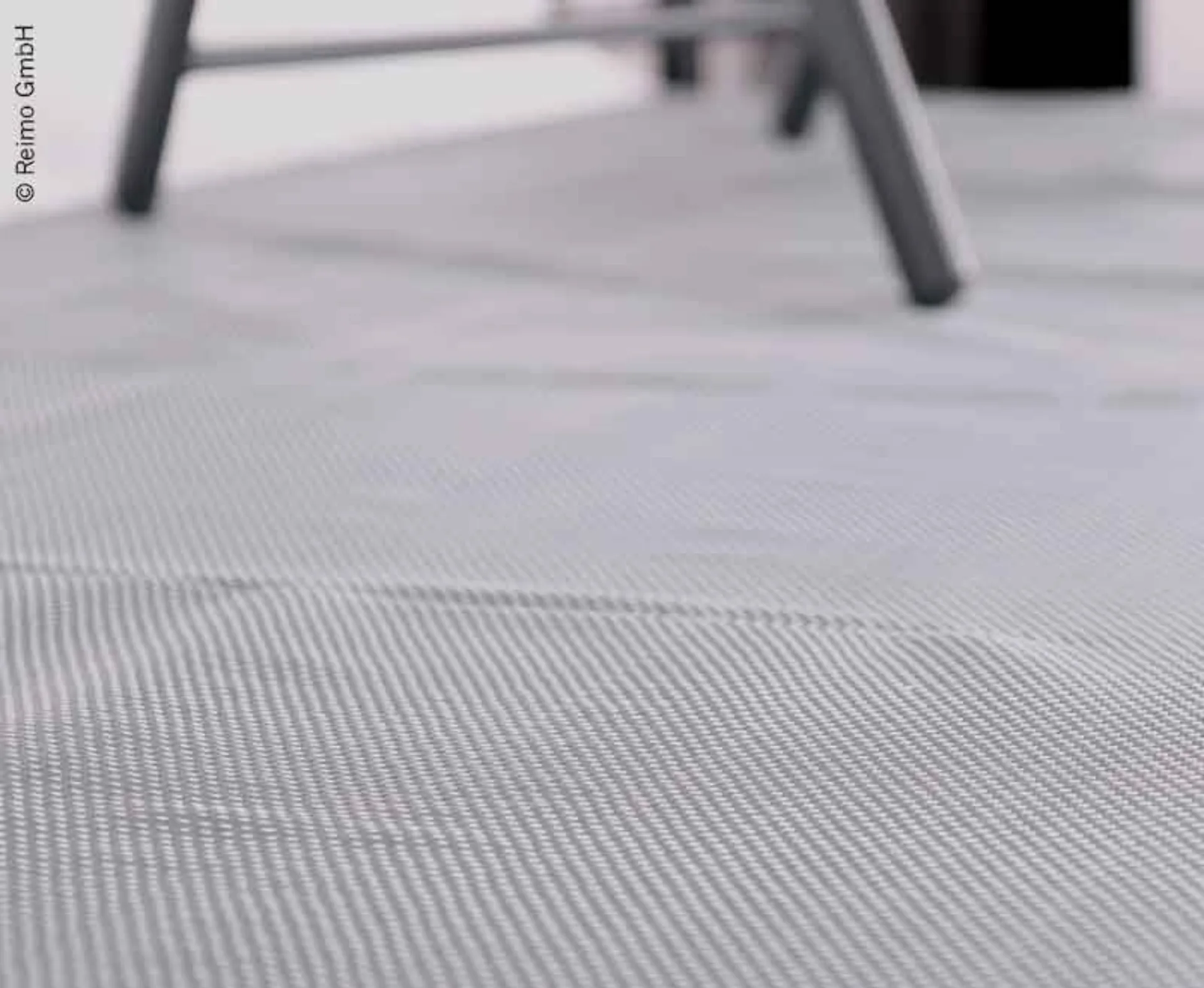 Zeltteppich Villa Soft Anthrazit für Zelt mit den Massen 6x2.5m in grau aus PVC