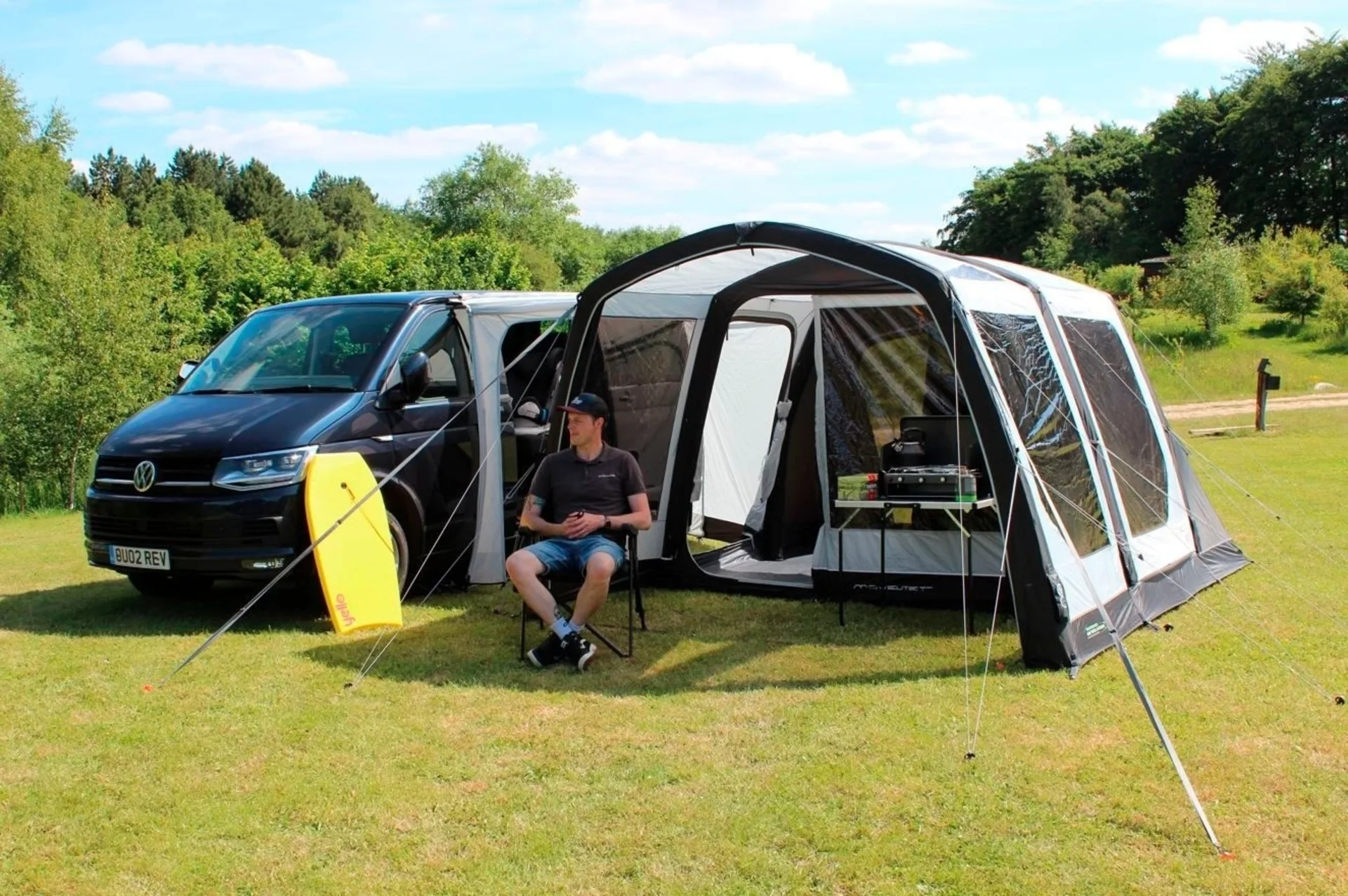 Outdoor Revolution Movelite T3E Vorzelt Mid Höhenbereich 220 bis 255 cm