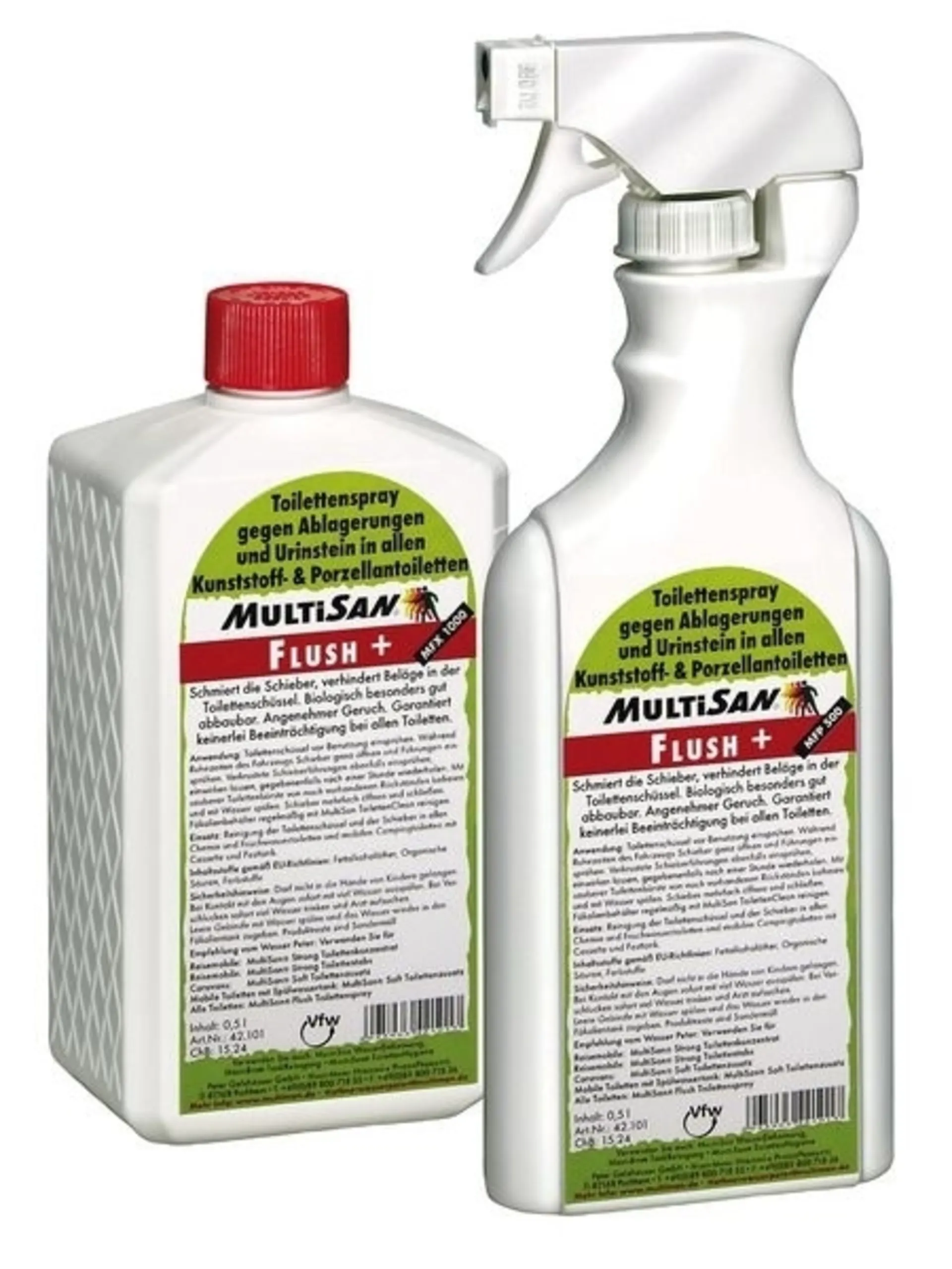 MultiMan Flush 500 F Plus nettoyant pour toilettes en spray 0,5 litre