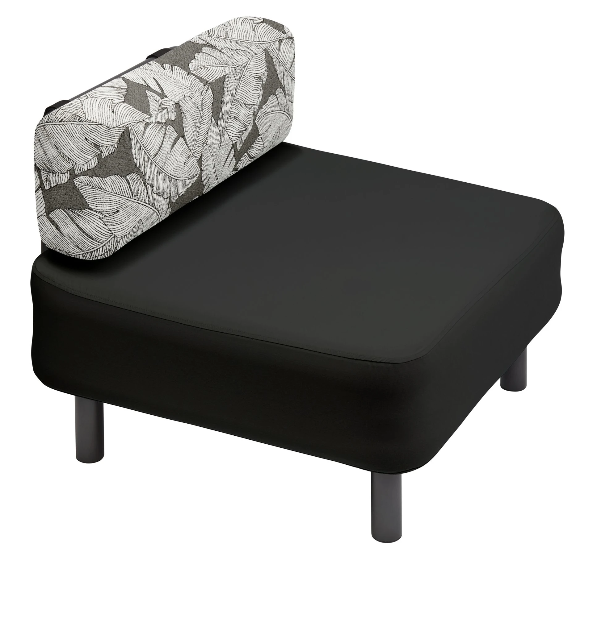 One Bar Element 2 I-Rückenlehnenbezug Palm Charcoal