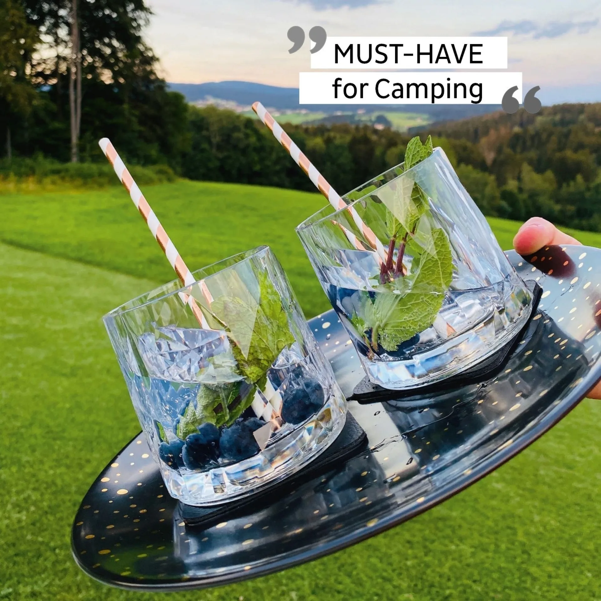 silwy® Verres en plastique magnétiques TUMBLER (set de 2) Hightech