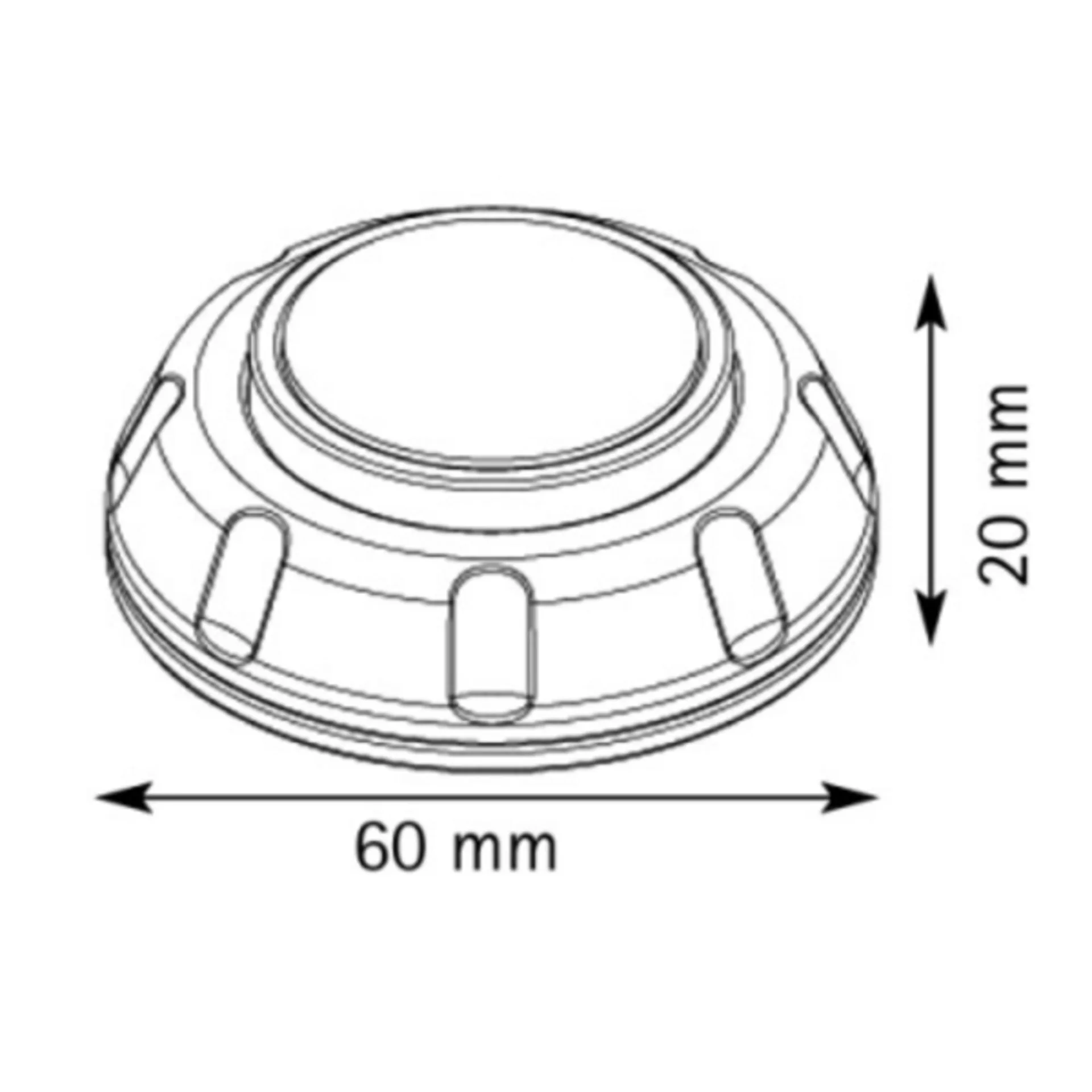 Magnet-Türfeststeller - Weiß - 2er Set