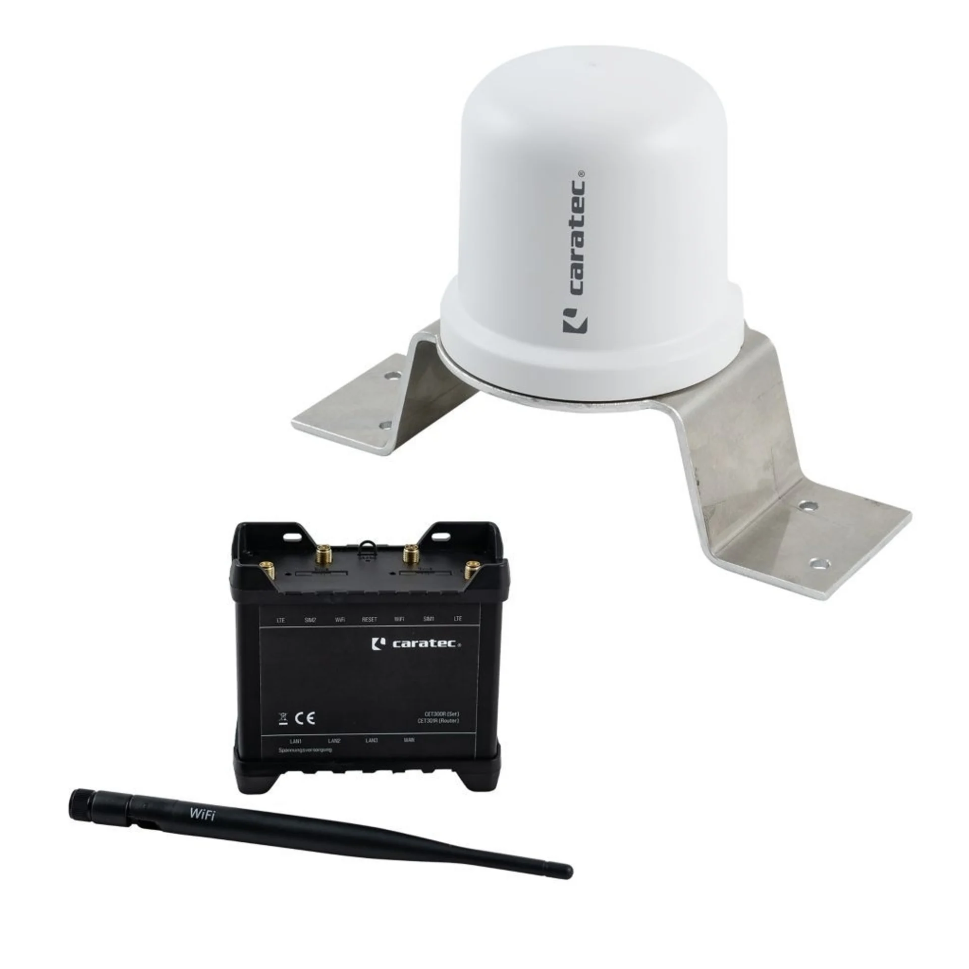 Caratec CET300R LTE / WiFi Router inkl. Außenantenne