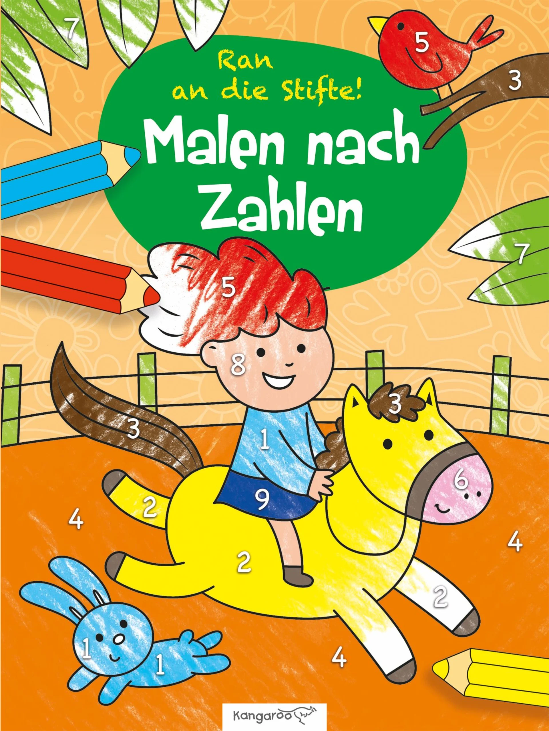 Kangaroo Kinderbücher Malen nach Zahlen - Pony