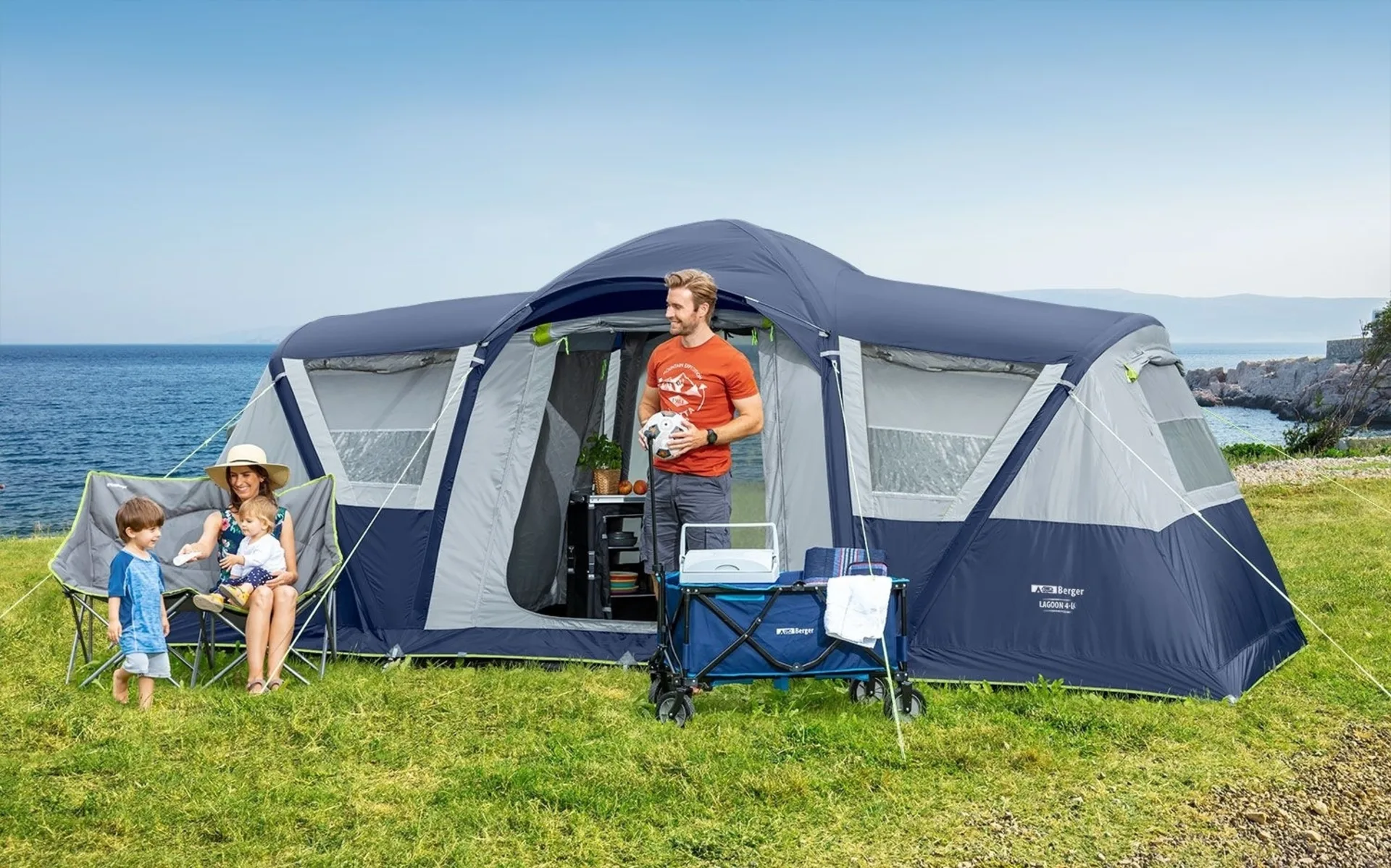 Tente Berger Lagoon 4 Air Tente familiale